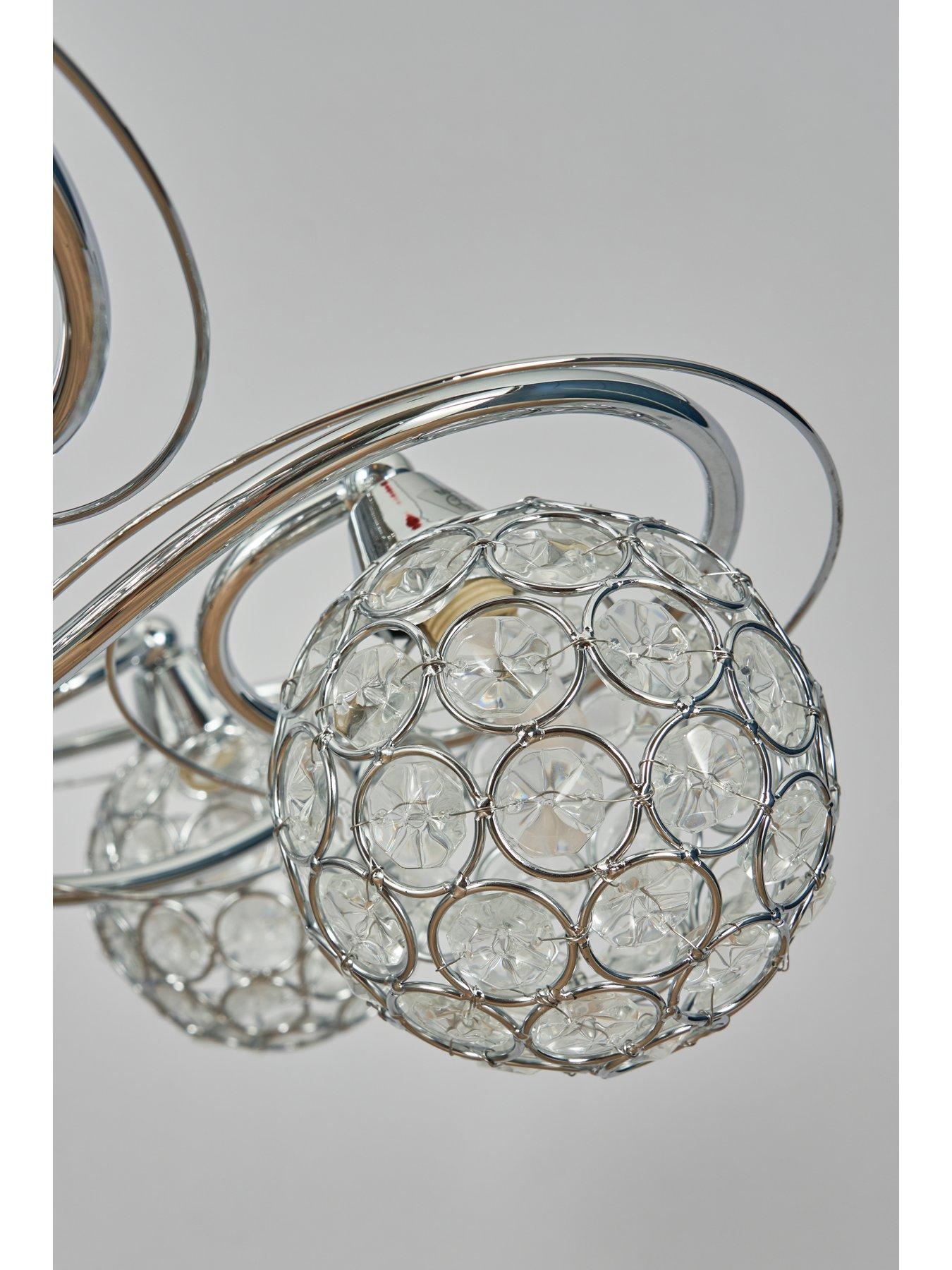 Image 5 of 6 of BHS Bella 3-Light Ceiling Light
