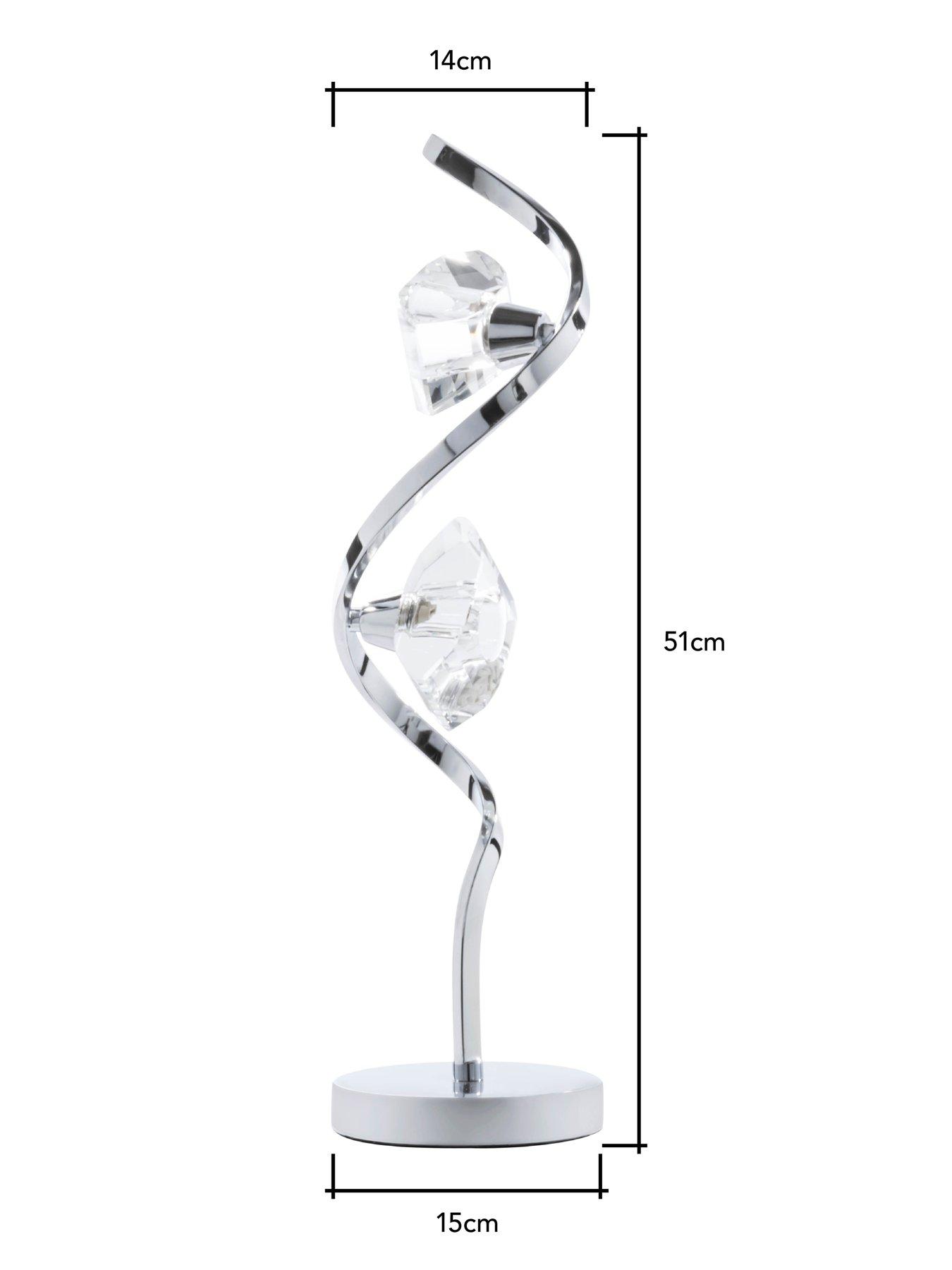 Image 6 of 6 of BHS Bella 2-Light Table Lamp