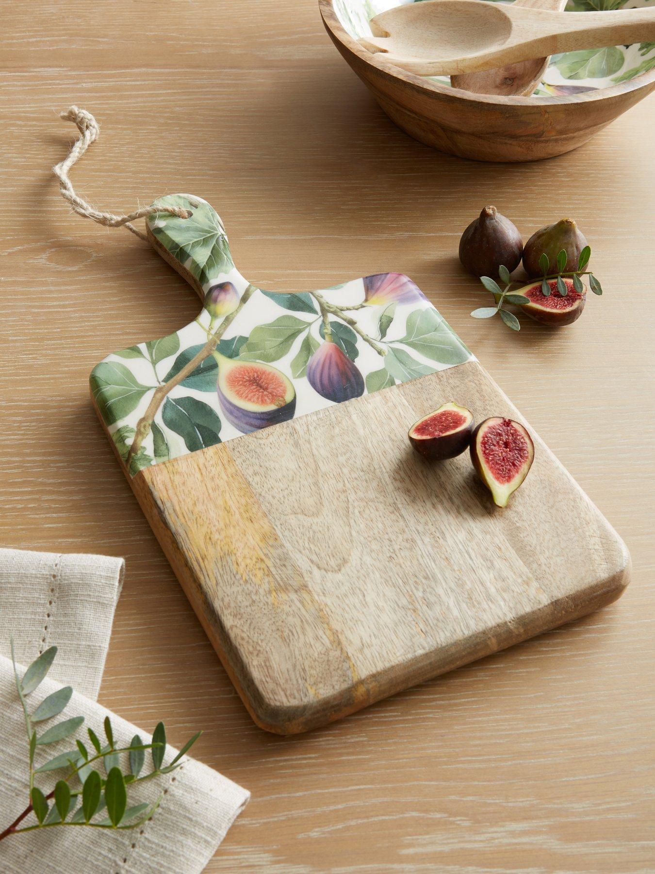 Product photograph of Very Home Fig Paddle Serving Board from very.co.uk