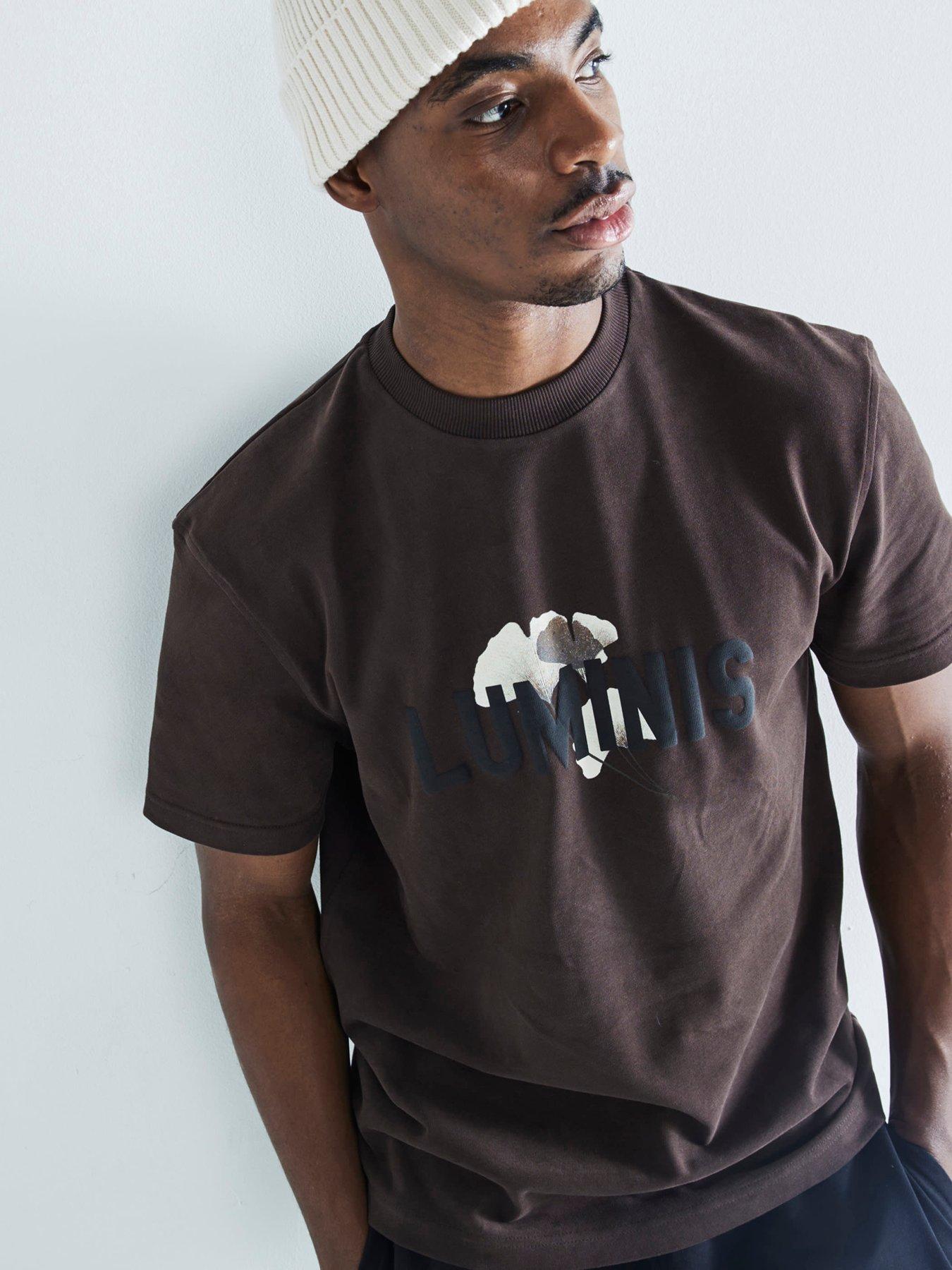 undefined Luminis Floral Emboss T-Shirt - Brown