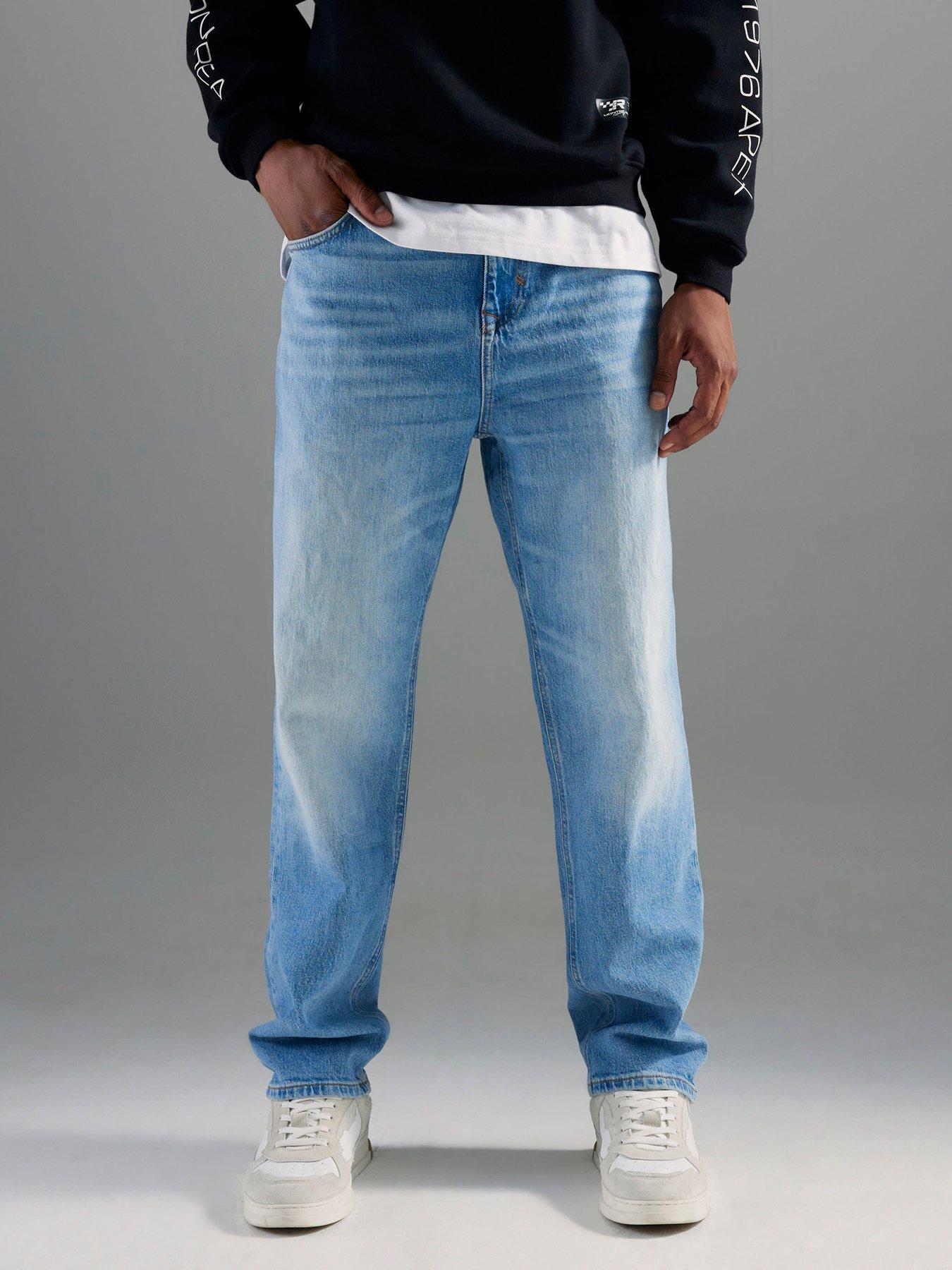 River Island Straight Homer Jeans - Blue