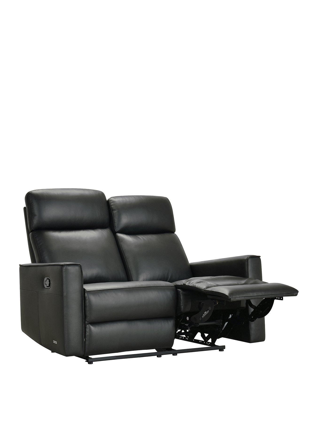 Image 3 of 6 of Very Home Luna Leather 2 Seater Manual Reclining Sofa