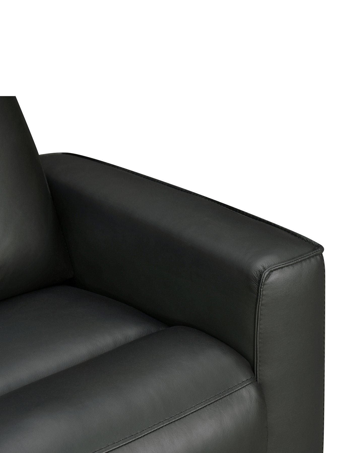 Image 4 of 6 of Very Home Luna Leather 2 Seater Manual Reclining Sofa