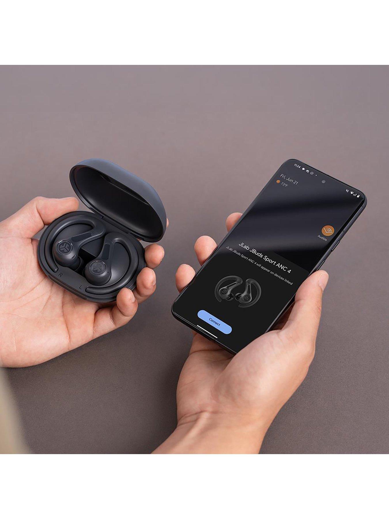 Image 6 of 7 of JLab JBuds Air Sport ANC 4 True Wireless Earbuds- Black
