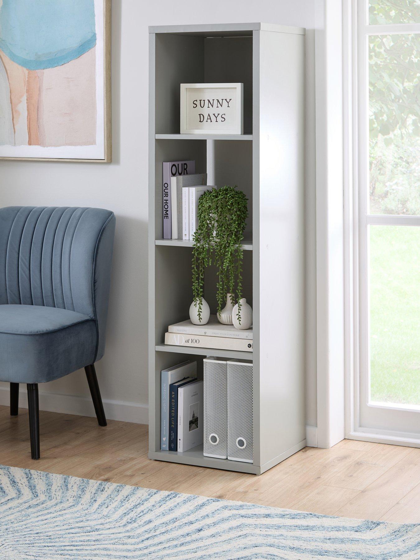 Very Home Metro 4 Shelf Unit - Grey - FSC® Certified