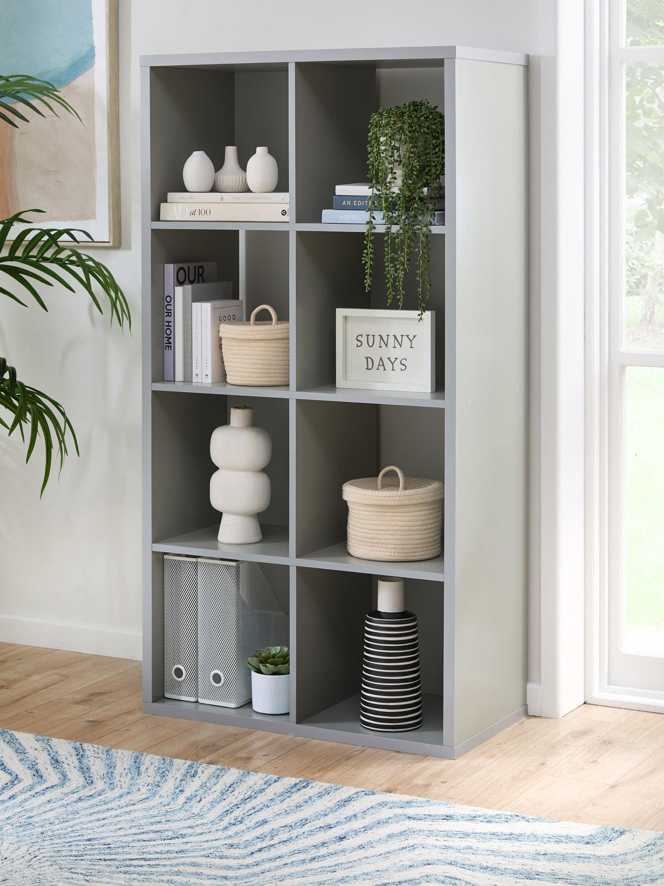 Very Home Metro 8 Shelf Unit - Grey - FSC® Certified