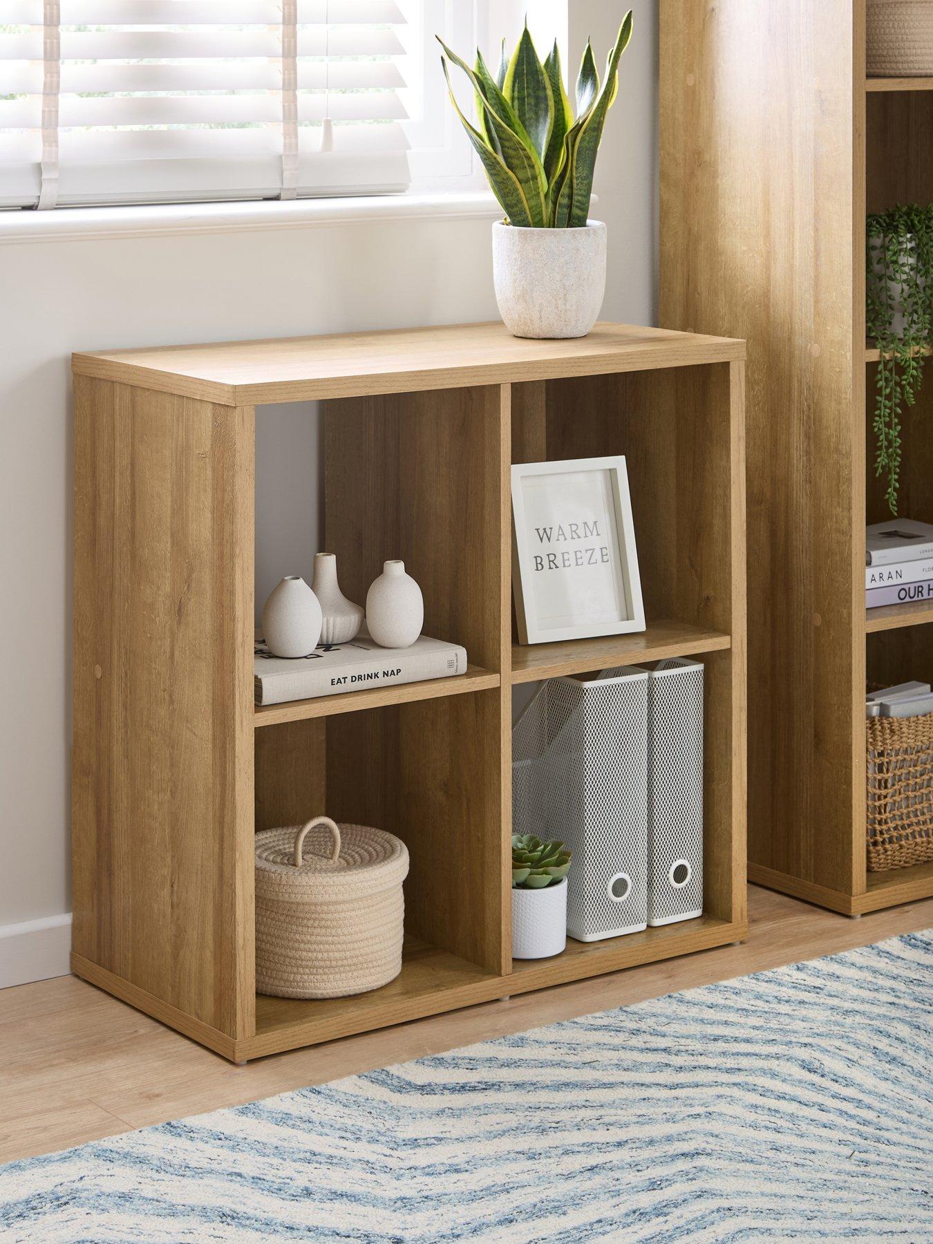 undefined Metro 4 Shelf Unit - Oak - FSC® Certified