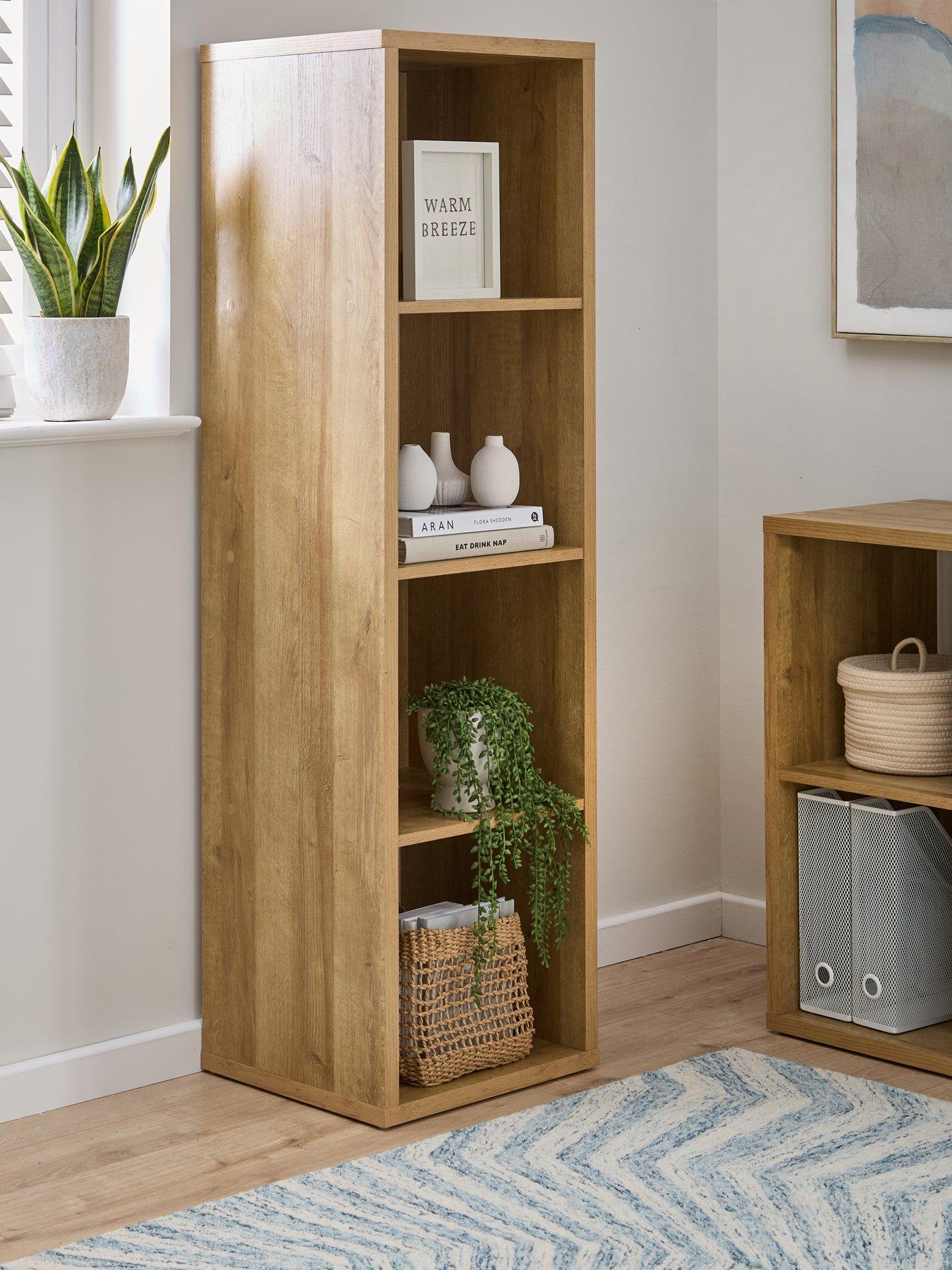 undefined Metro 4 Shelf Unit - Oak - FSC® Certified