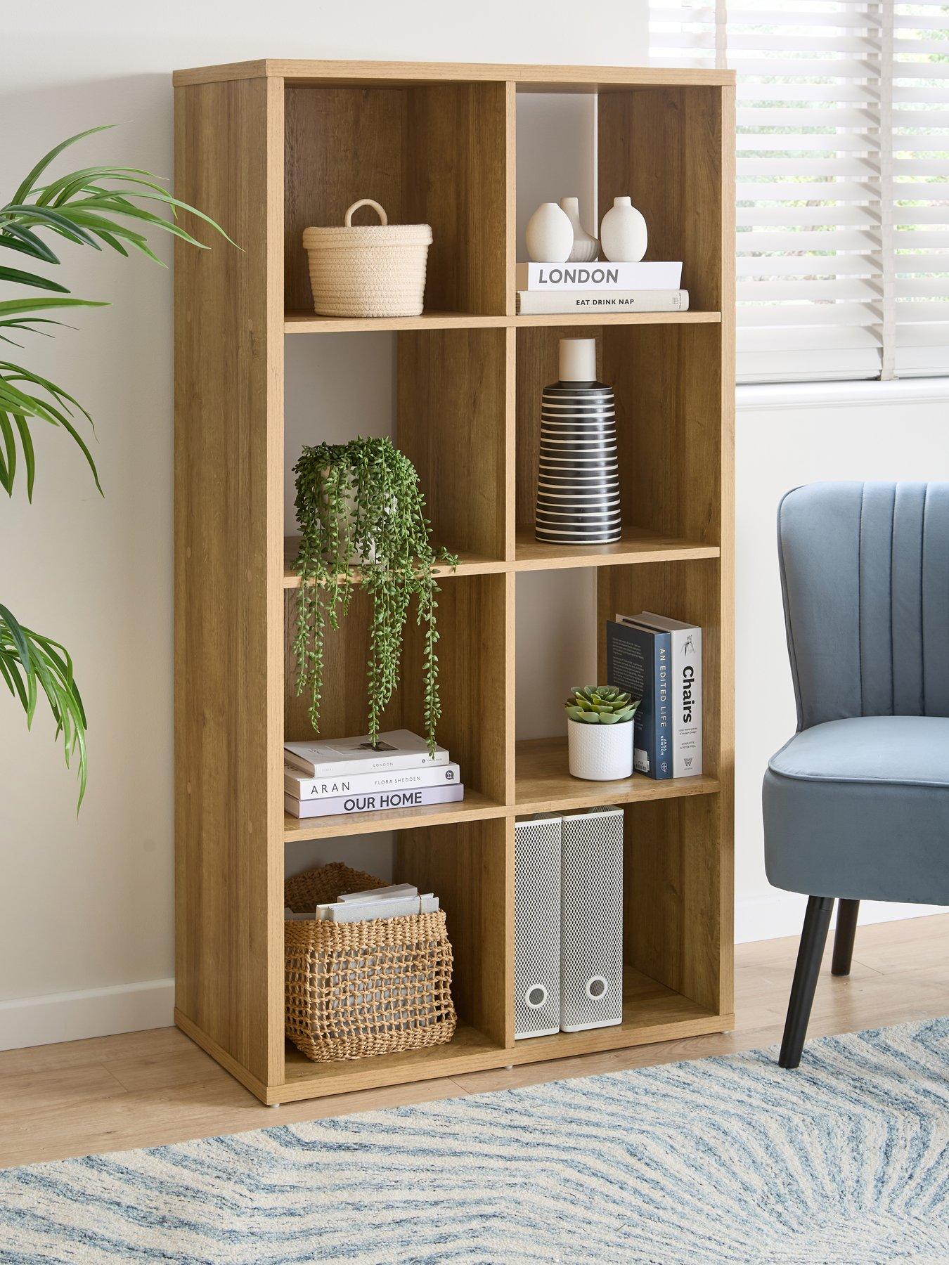 undefined Metro 8 Shelf Unit - Oak - FSC® Certified