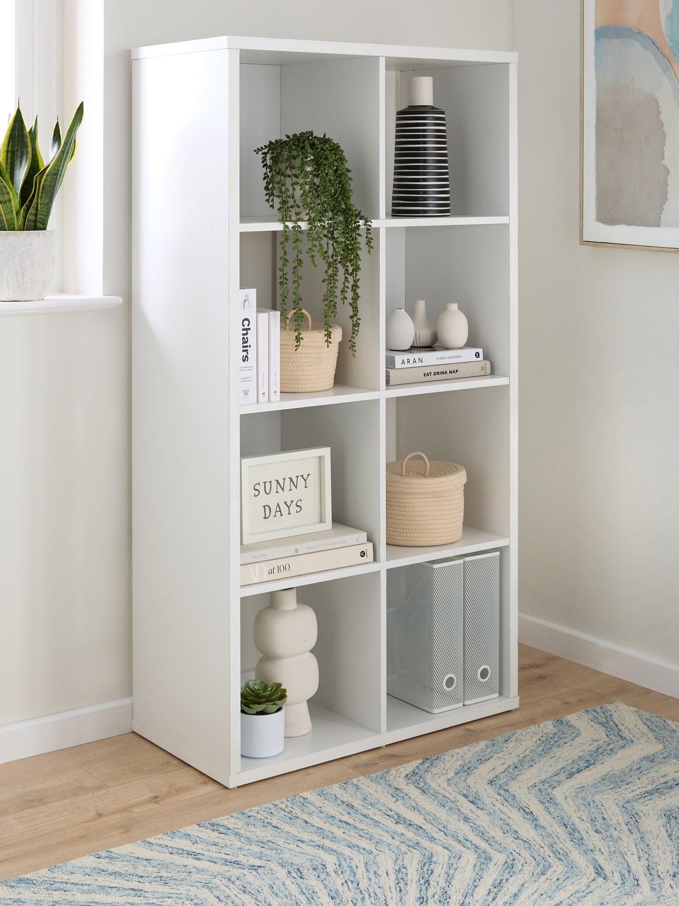 undefined Metro 8 Shelf Unit - White - FSC® Certified
