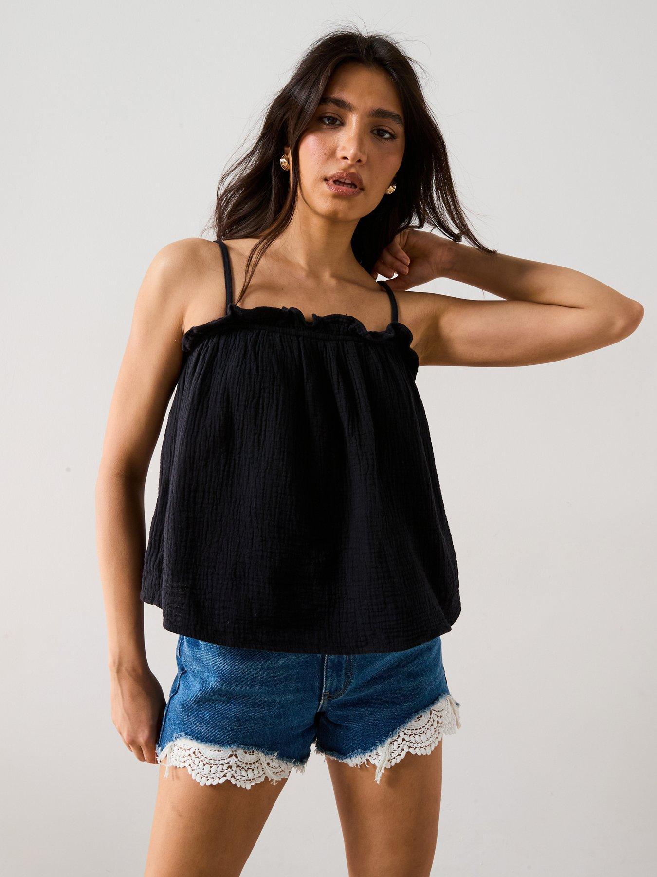 undefined Crinkle Cami