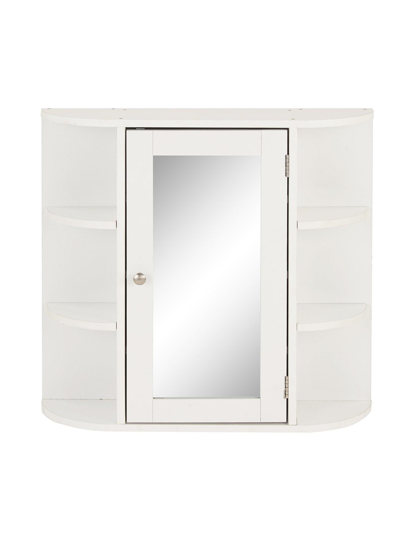Image 3 of 7 of Very Home Avalon Mirrored Bathroom Wall Cabinet - White&nbsp;- FSC&reg; Certified