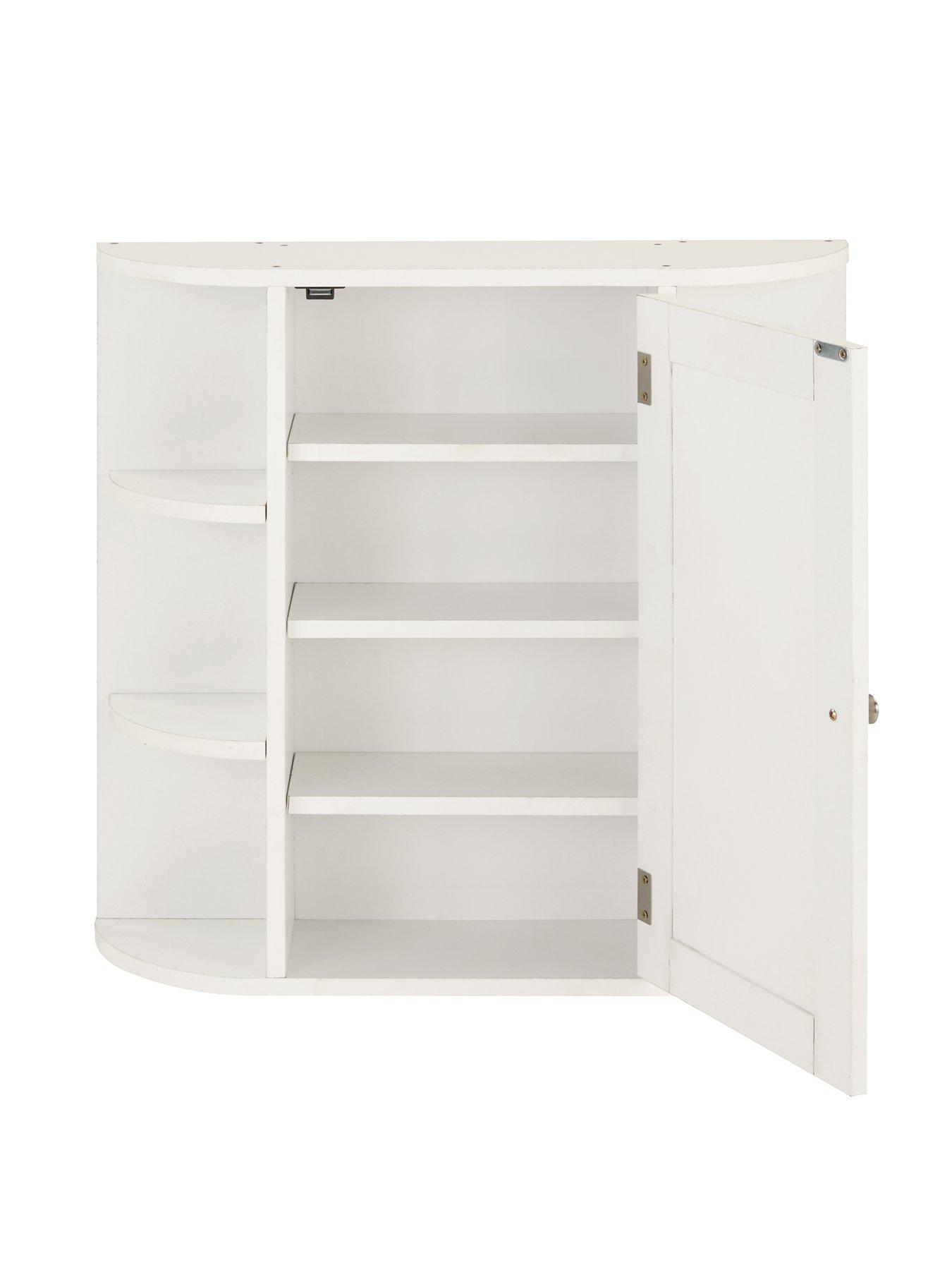 Image 5 of 7 of Very Home Avalon Mirrored Bathroom Wall Cabinet - White&nbsp;- FSC&reg; Certified