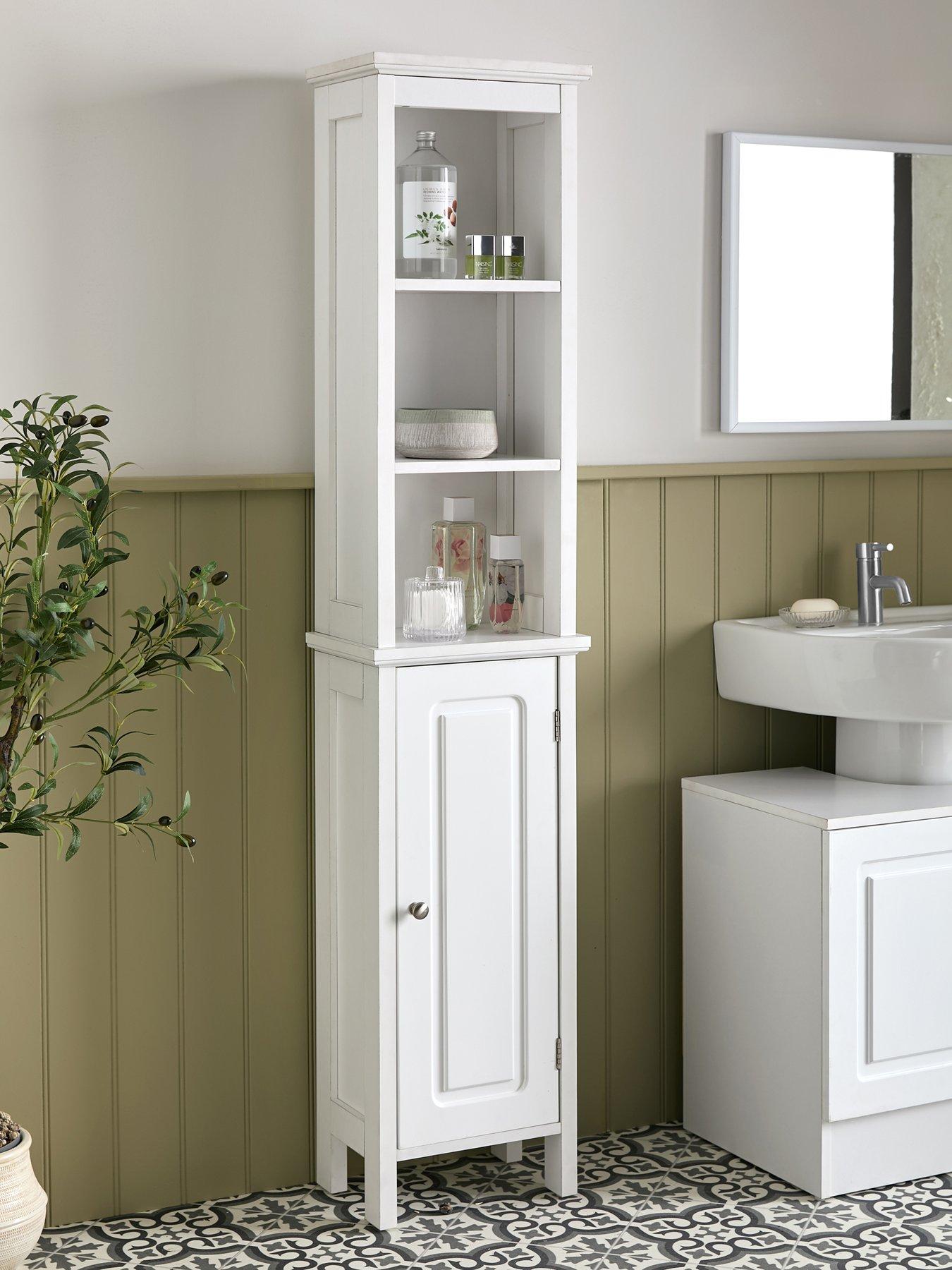 Image 1 of 7 of The Very Collection Avalon Tall Cabinet - White - FSC&reg; Certified