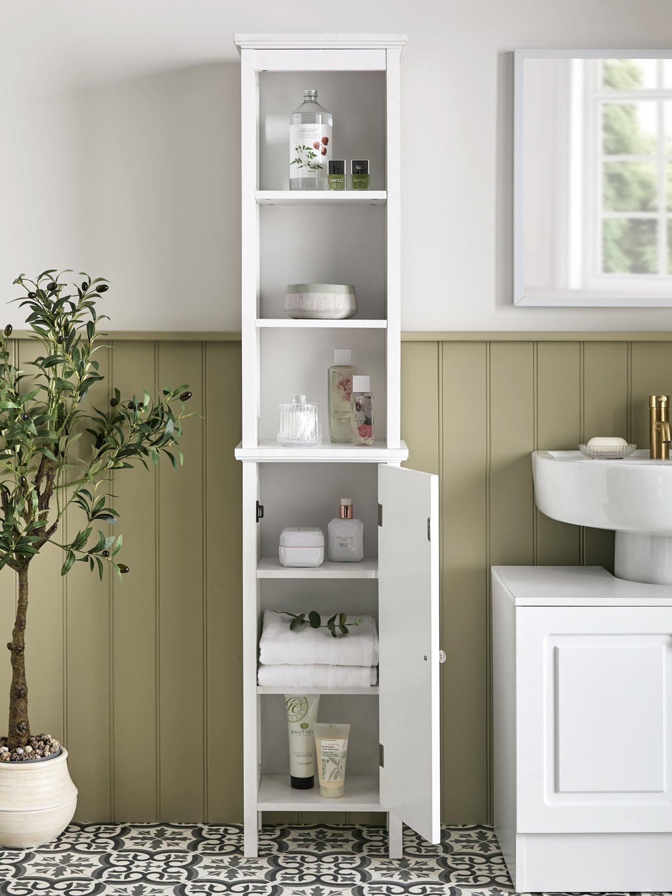 Image 2 of 7 of The Very Collection Avalon Tall Cabinet - White - FSC&reg; Certified