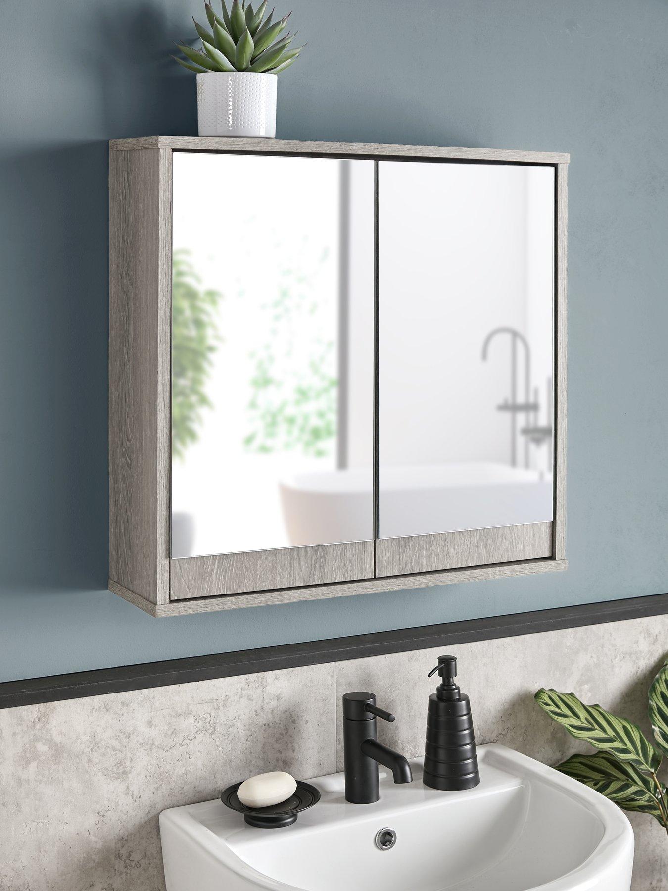 The Very Collection Burket Mirrored Bathroom Wall Cabinet - FSC® Certified