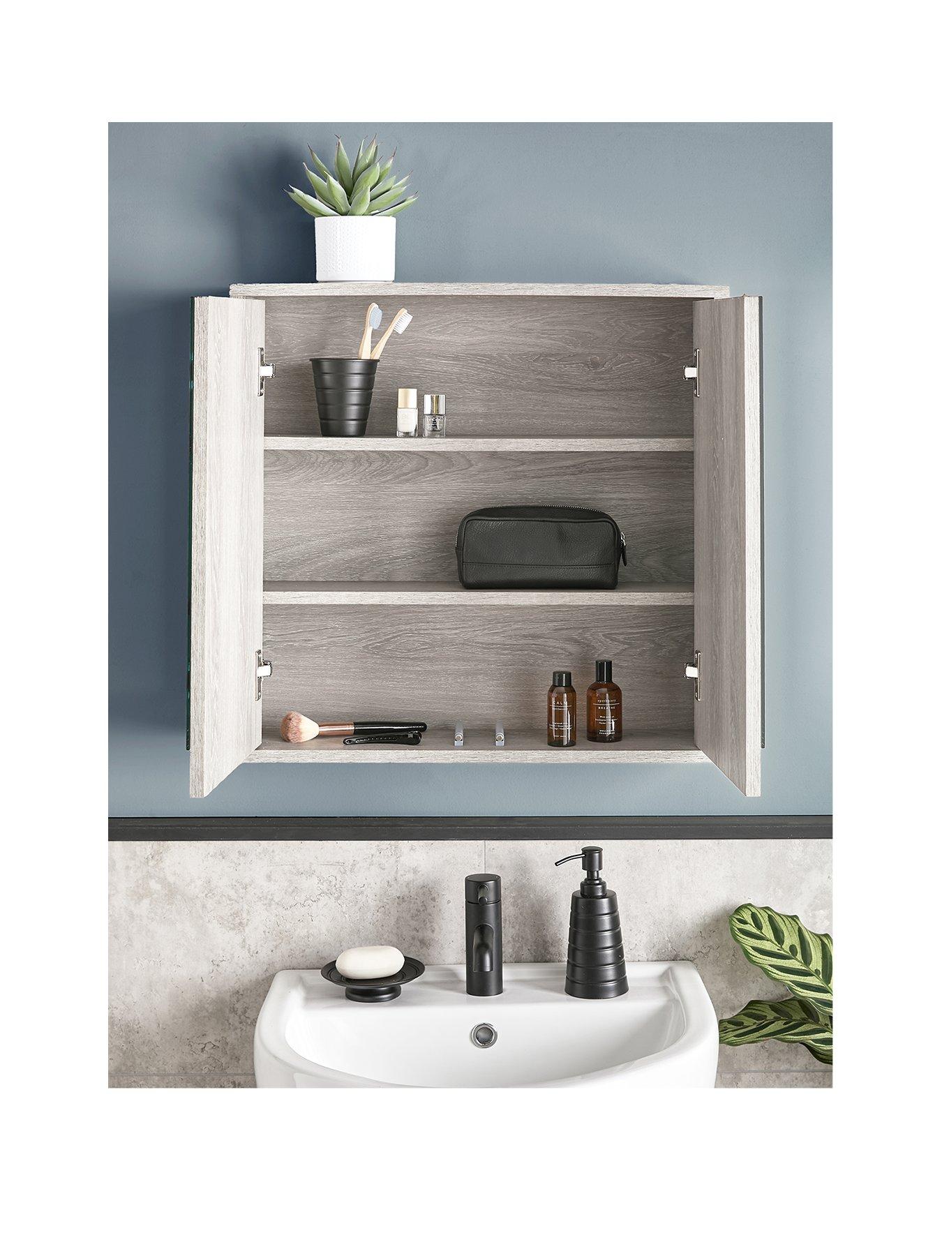 Image 2 of 7 of The Very Collection Burket Mirrored Bathroom Wall Cabinet&nbsp;- FSC&reg; Certified