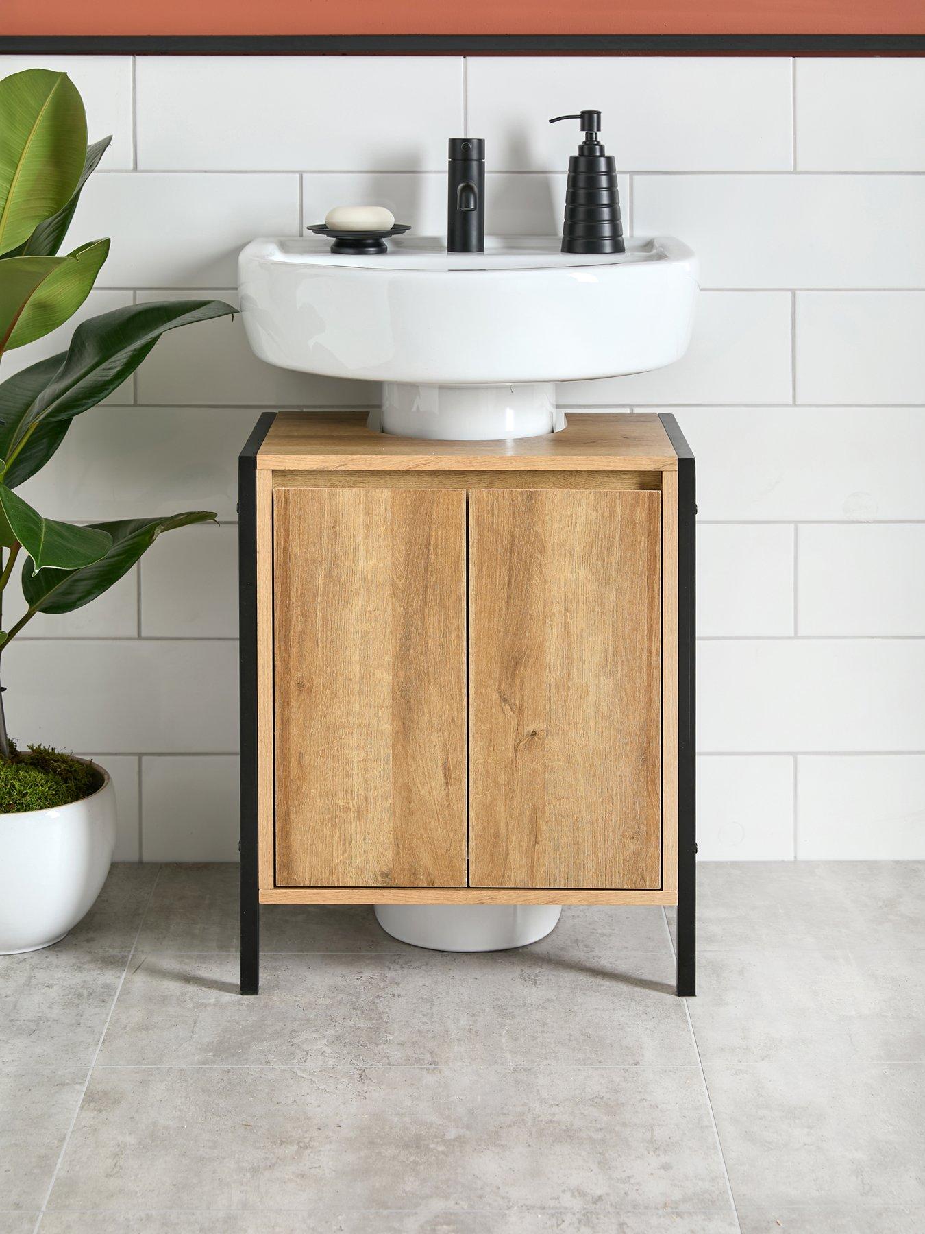 undefined Larson Under Sink Cabinet - Dark Oak - FSC® Certified