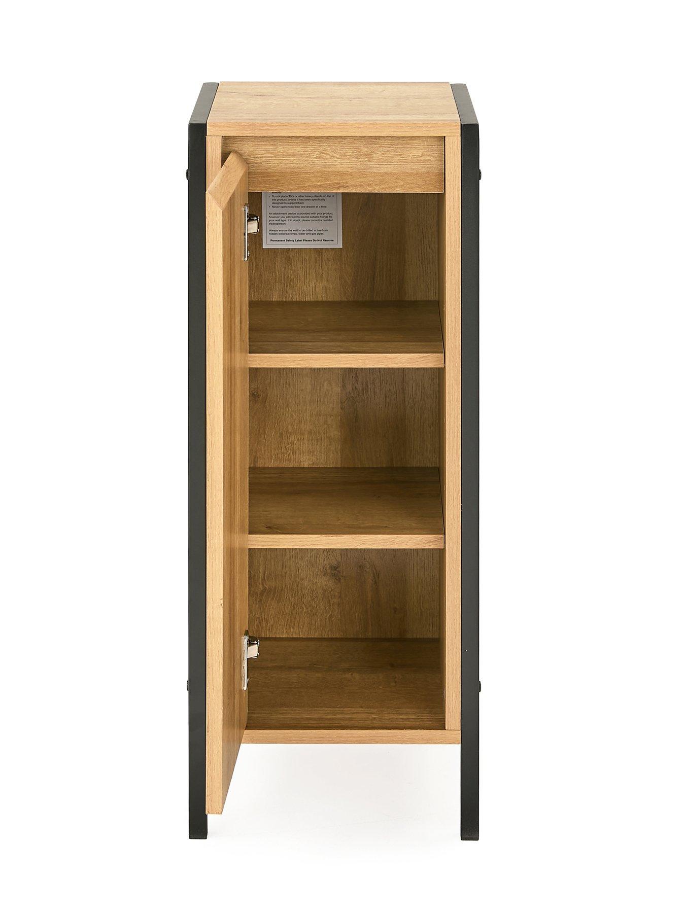 Image 5 of 7 of The Very Collection Larson Single Bathroom&nbsp;Console Unit - Dark Oak - FSC&reg; Certified