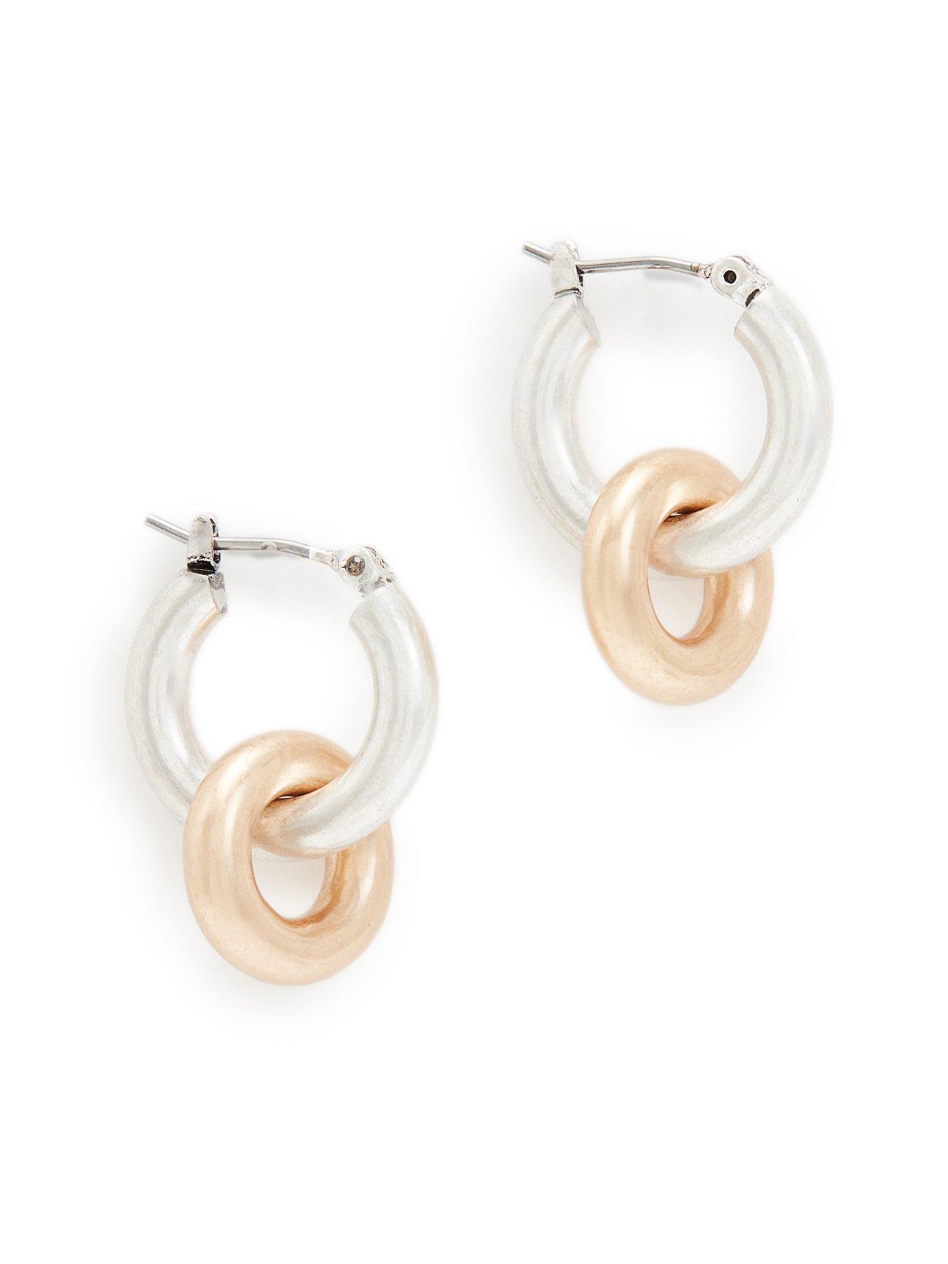 undefined Double Earring Huggie - Gold