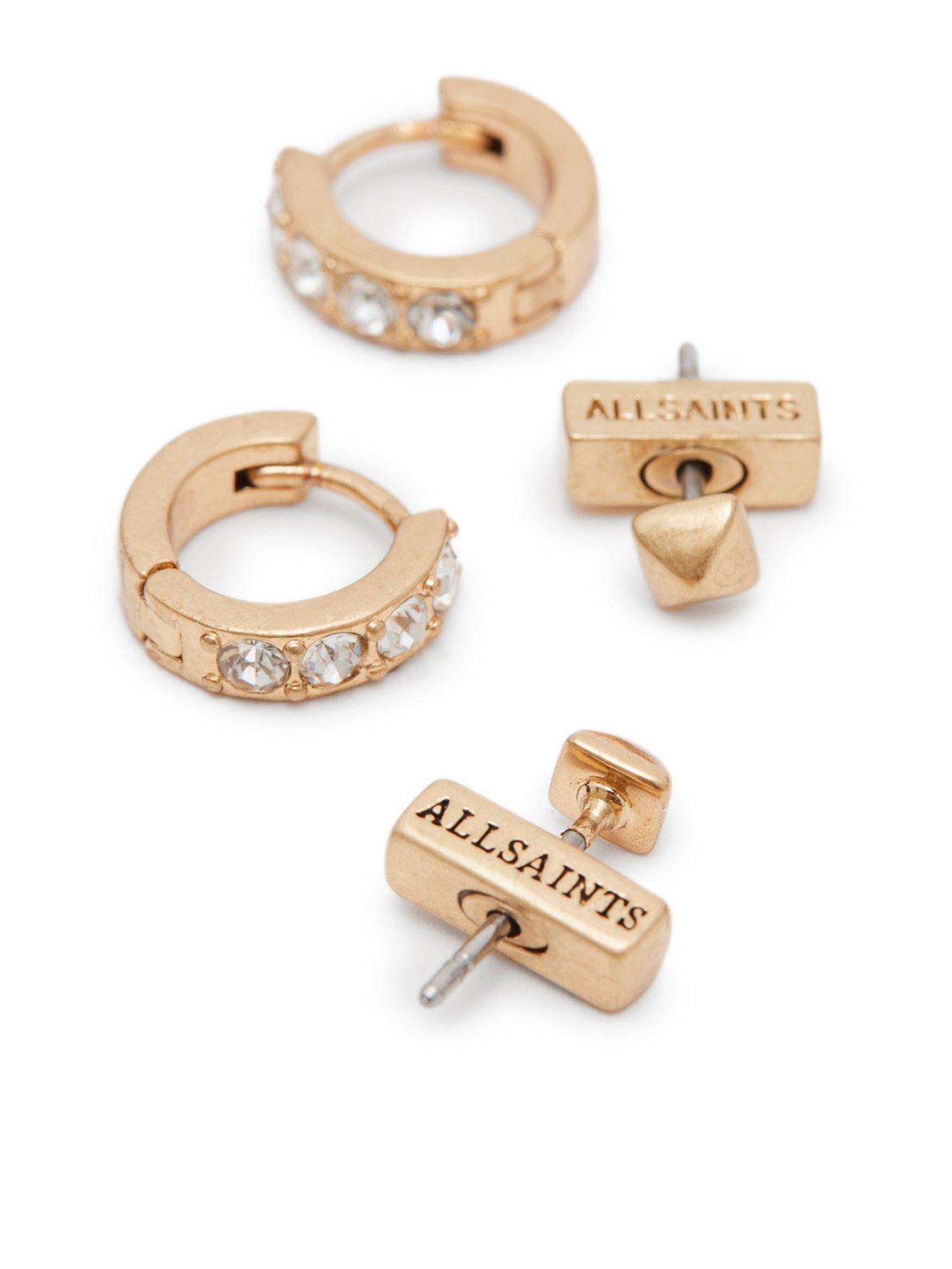 AllSaints Mini Huggie Set Earrings