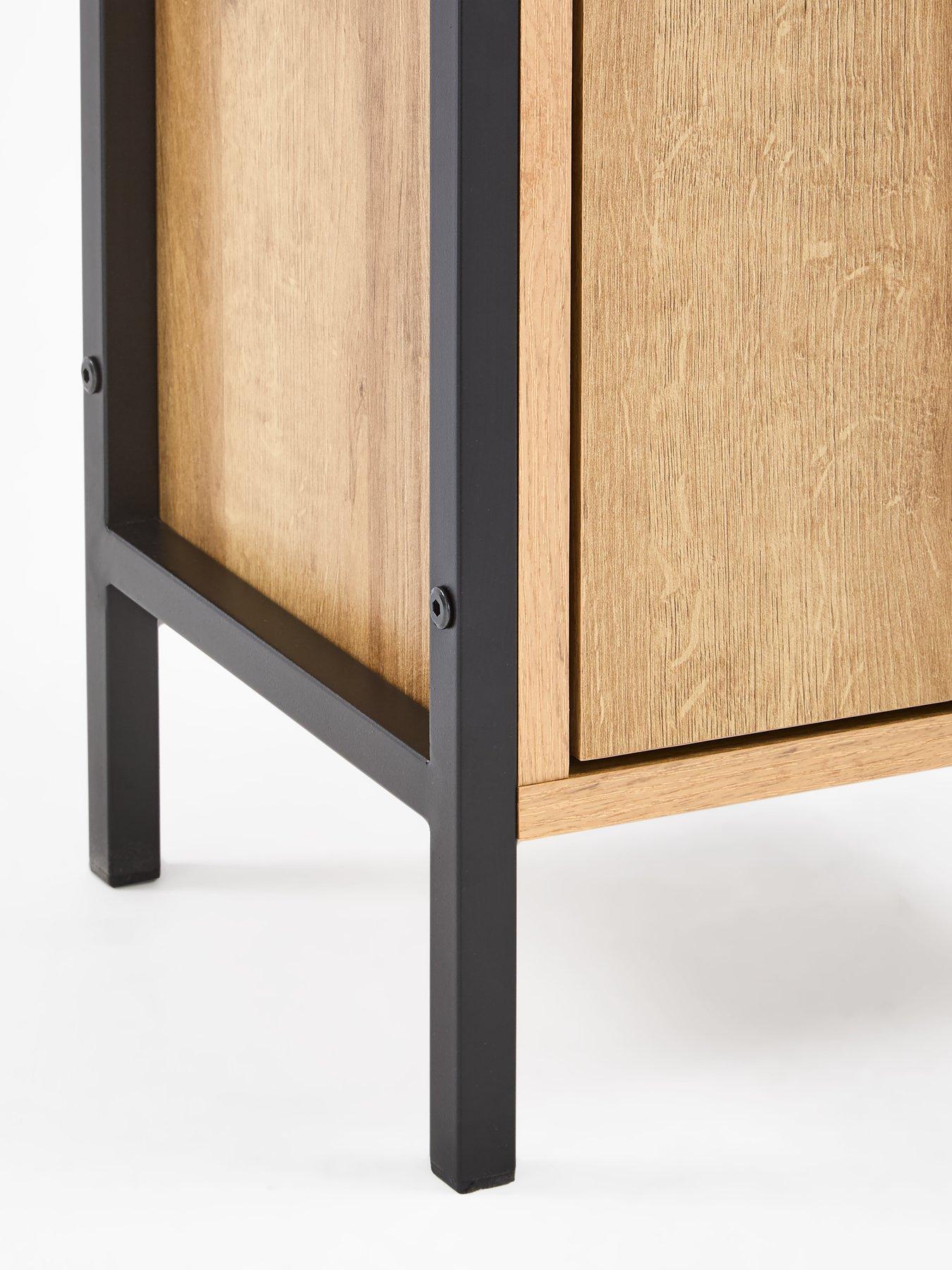 Image 7 of 7 of The Very Collection Larson Tall Bathroom&nbsp;Cabinet&nbsp;&nbsp;- Dark Oak - FSC&reg; Certified