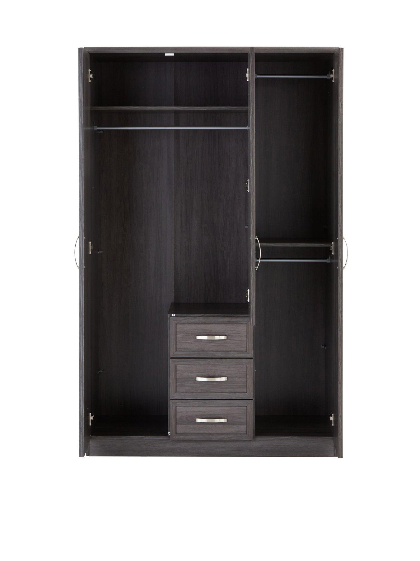 Image 5 of 7 of Very Home Camberley 3 Piece Package - 3 Door, 3 Drawer Mirrored Wardrobe, 5 Drawer Chest and&nbsp;3 Drawer Bedside Chest