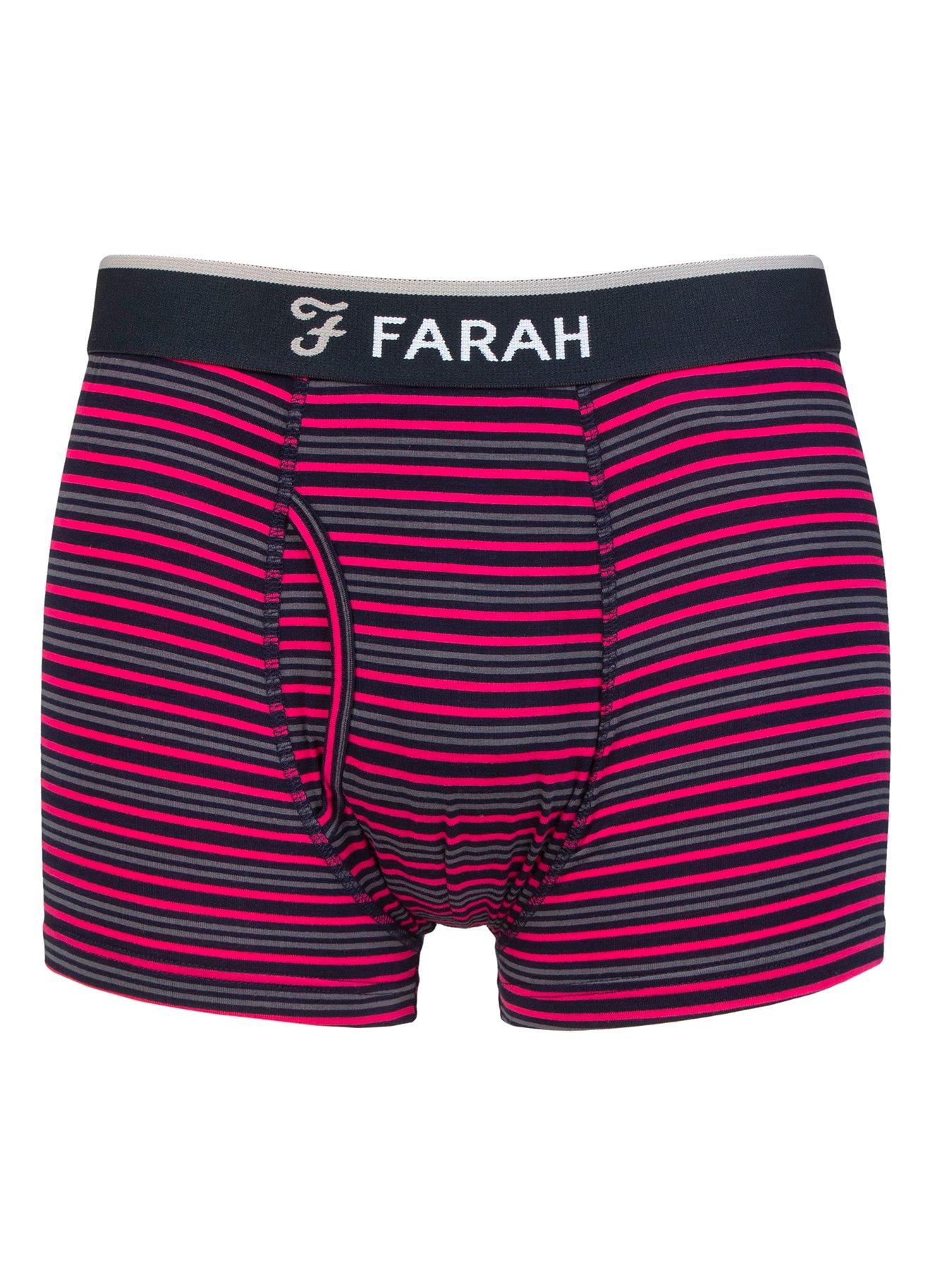 Farah 2 Pack Classic Bamboo Striped Trunks