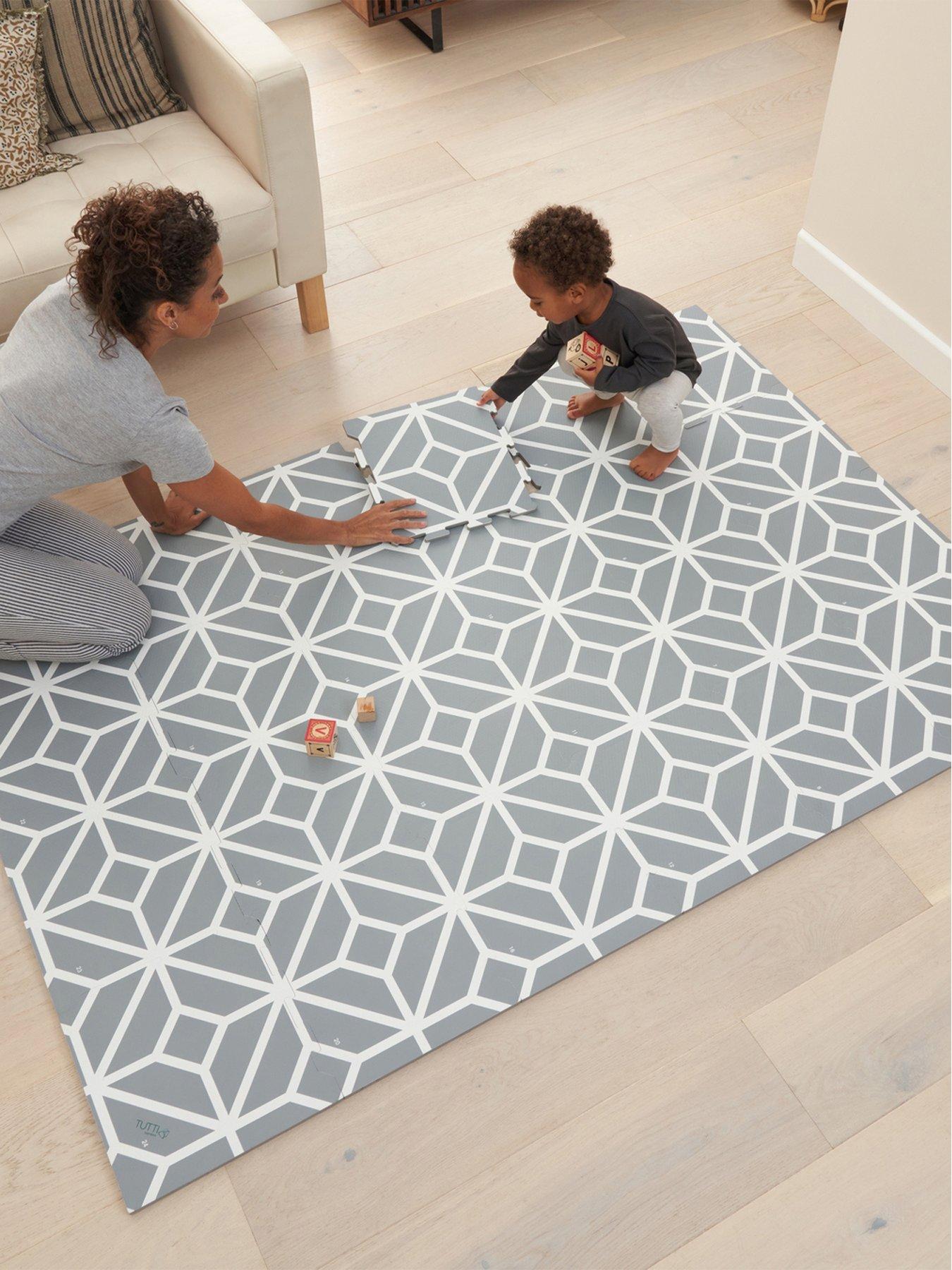 Tutti Bambini Puzzle Playmat - Tiles Grey