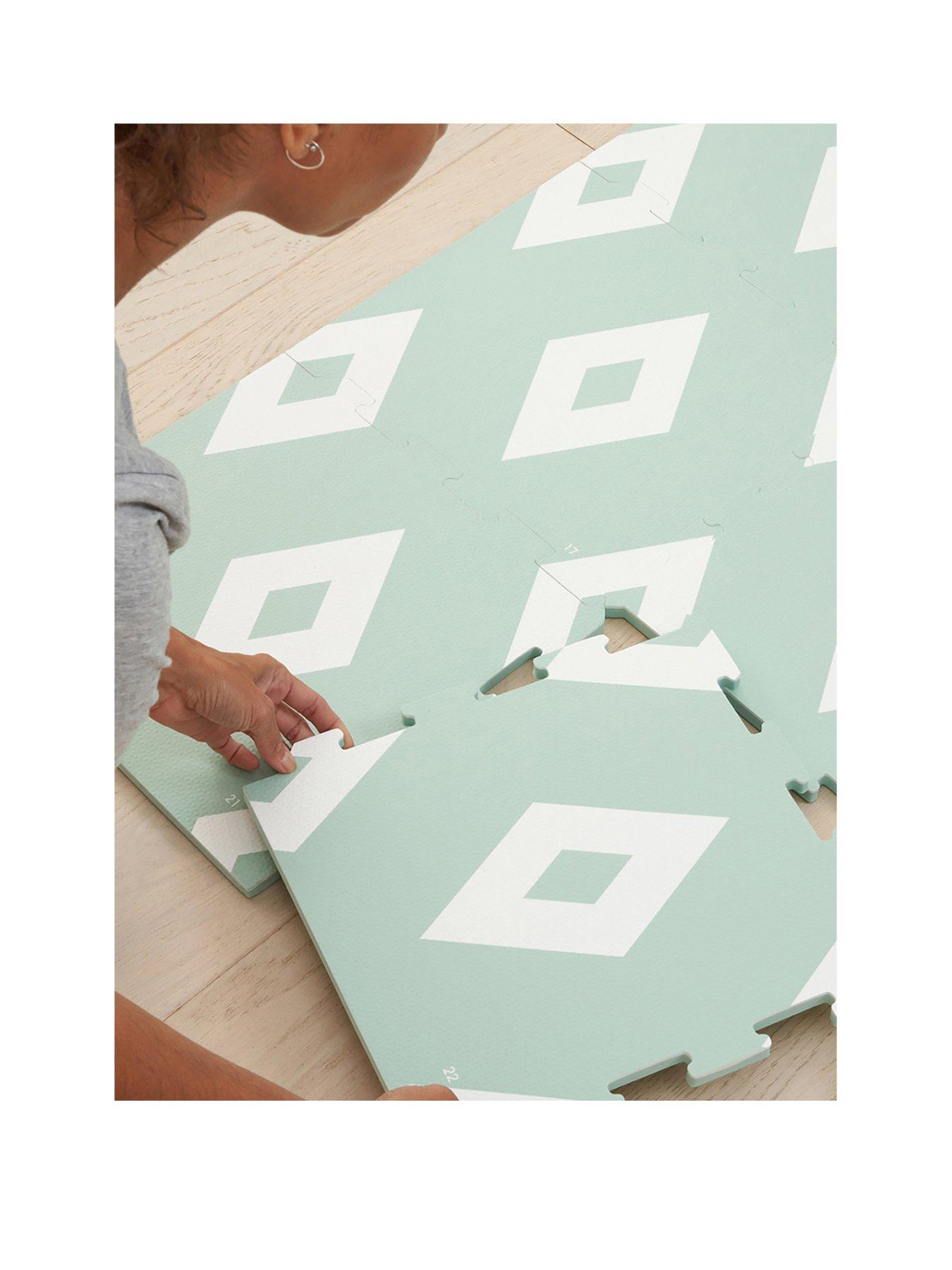 Image 3 of 7 of Tutti Bambini Puzzle Playmat - Diamond Mint
