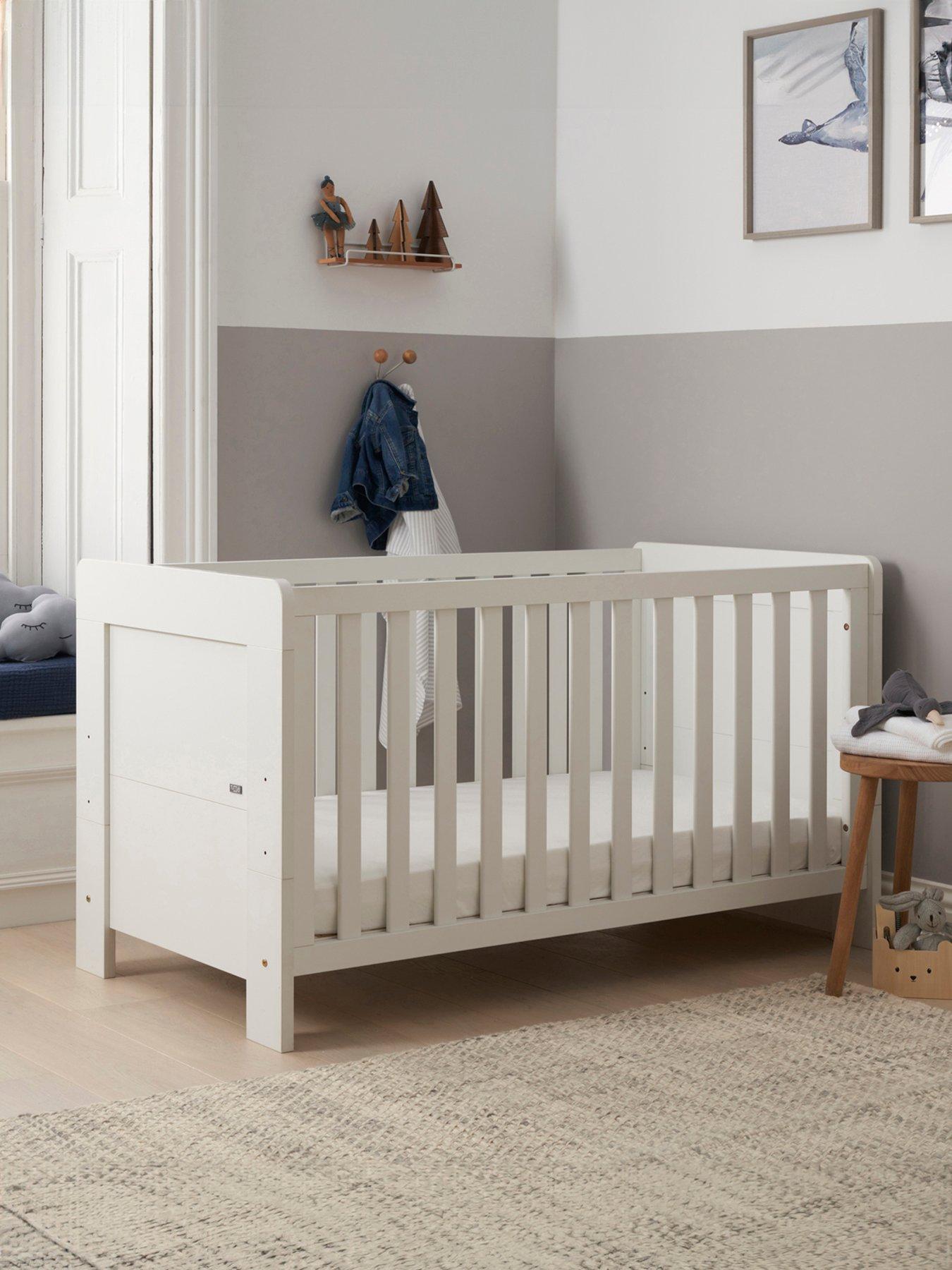 Product photograph of Tutti Bambini Alba Cot Bed - Essentials White from very.co.uk