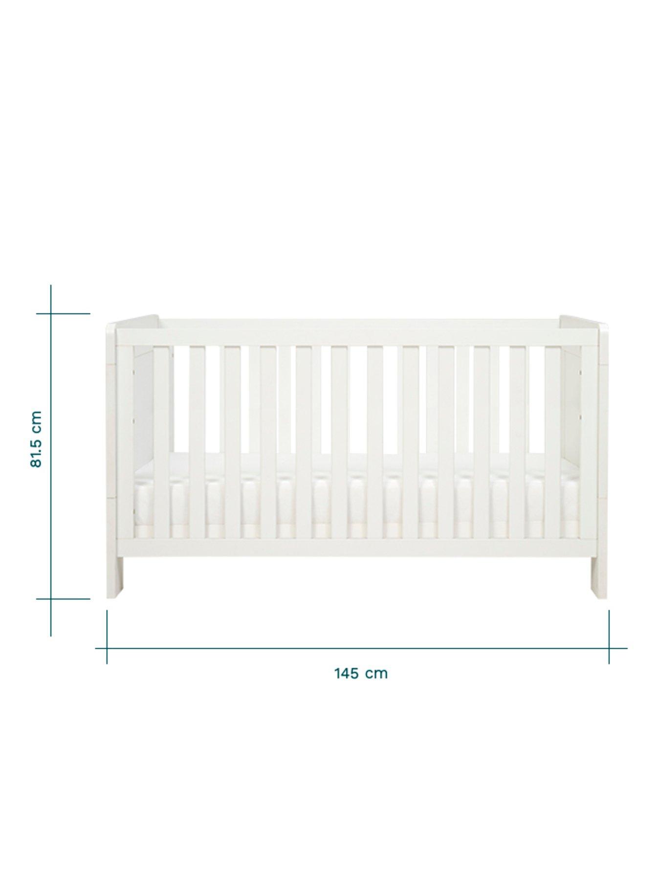 Image 7 of 7 of Tutti Bambini Alba Cot Bed - Essentials White