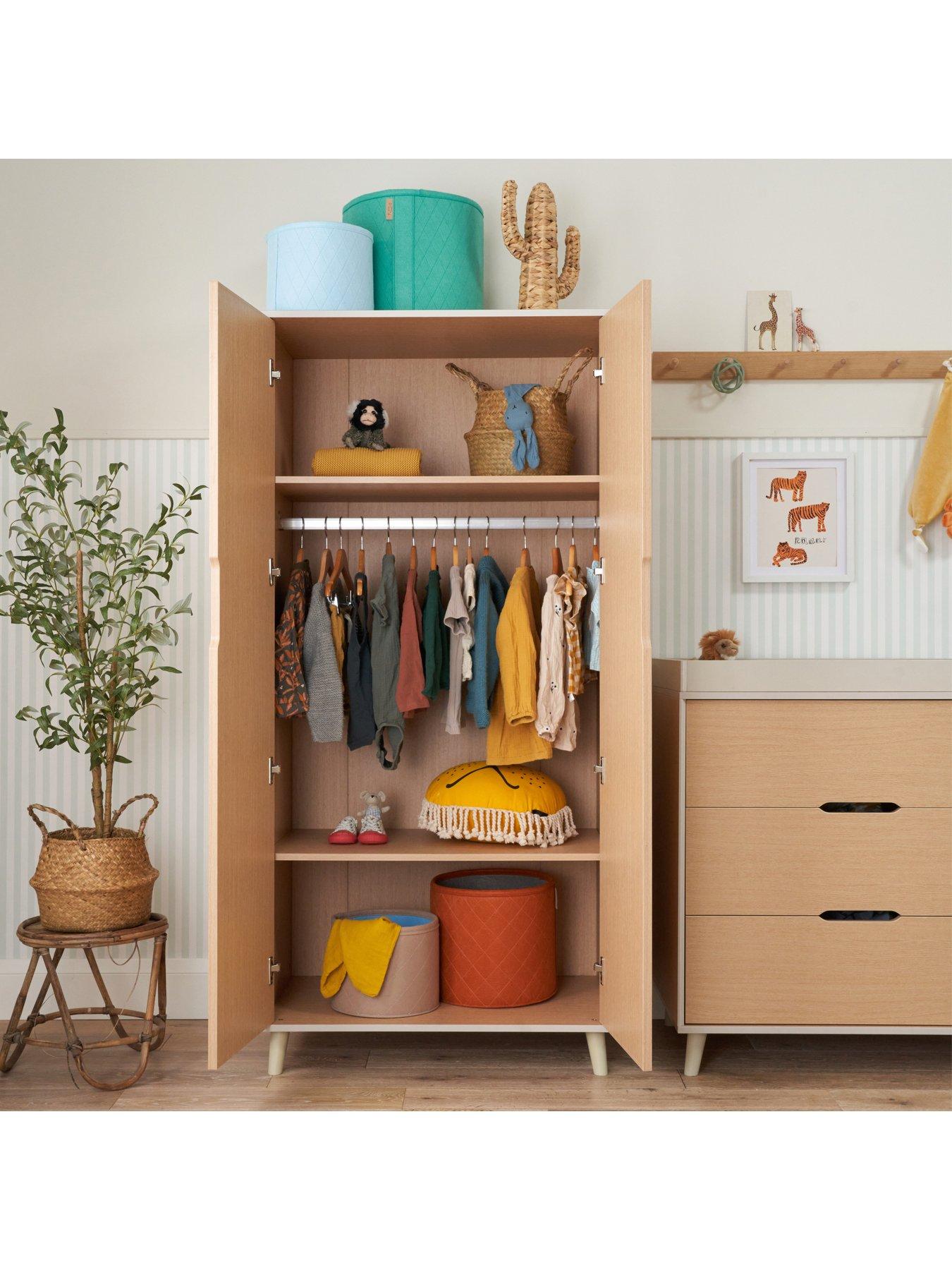 Image 5 of 7 of Tutti Bambini Hygge 3pc Room Set - Light Oak/White Sand - inc Sprung Mattress