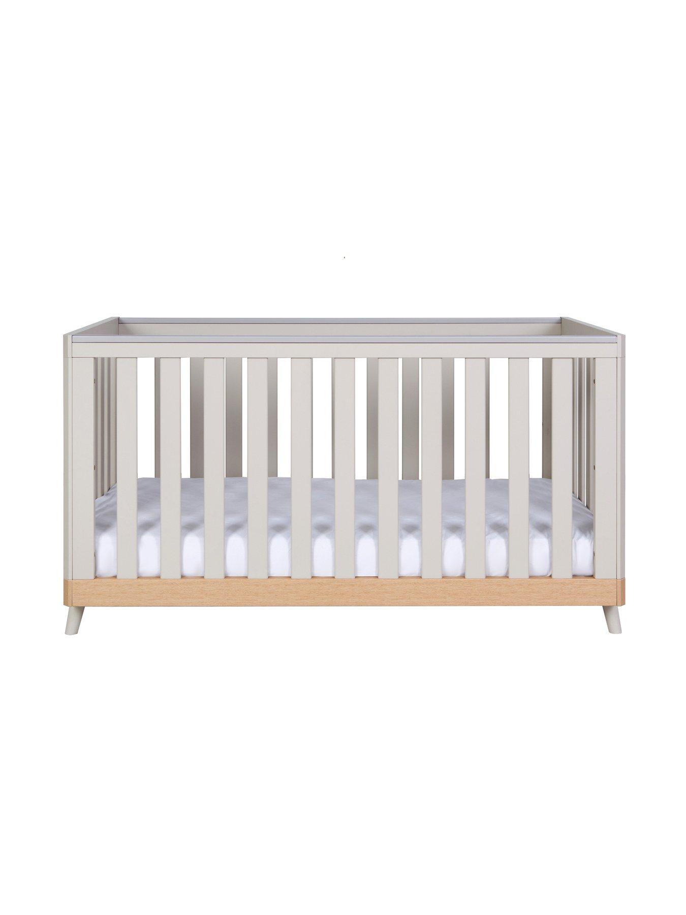 Image 7 of 7 of Tutti Bambini Hygge 3pc Room Set - Light Oak/White Sand - inc Sprung Mattress