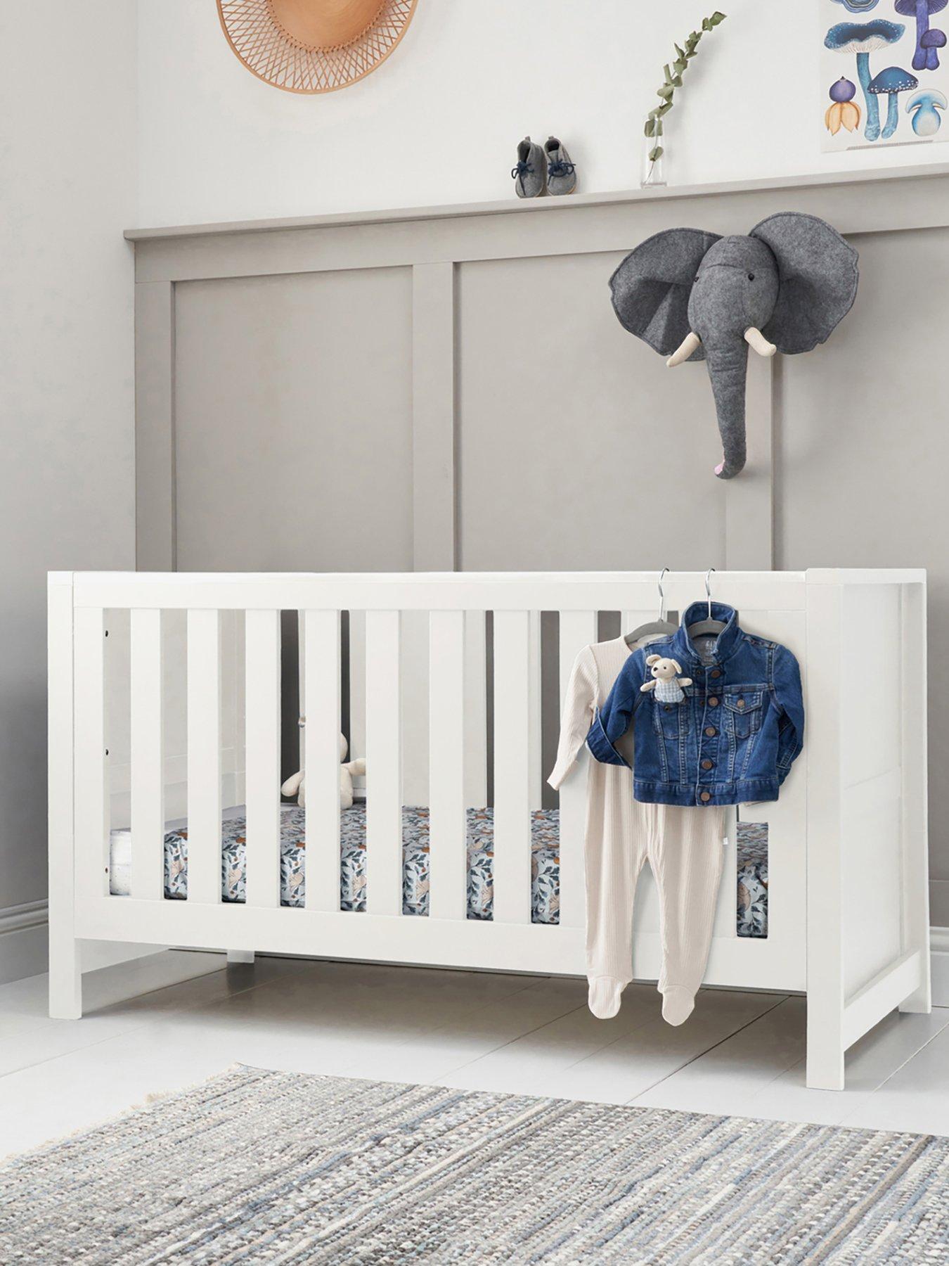 Product photograph of Tutti Bambini Tivoli Cot Bed - White from very.co.uk