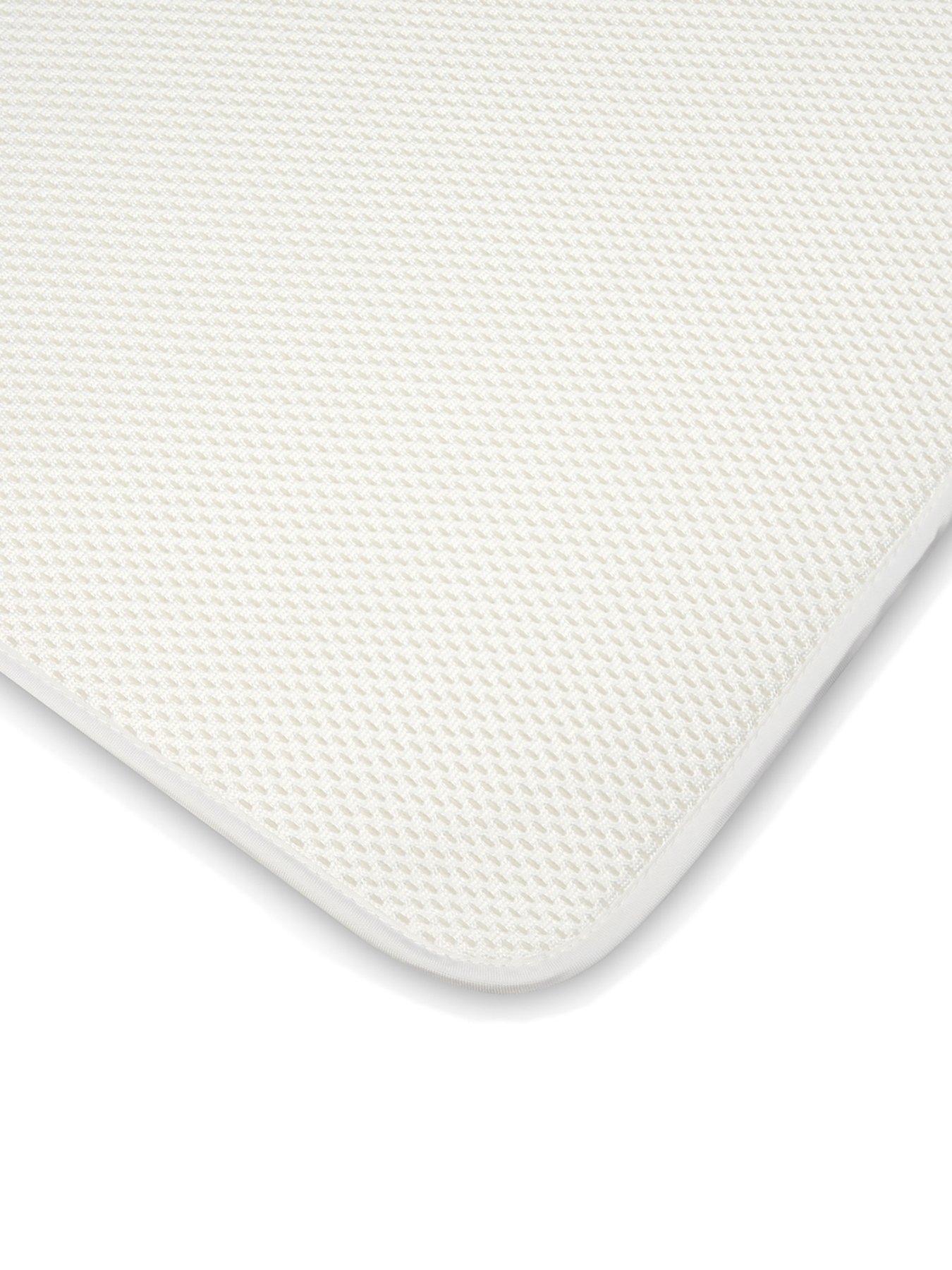 Product photograph of Tutti Bambini Bedside Crib Breathable Mattress Topper Protector from very.co.uk