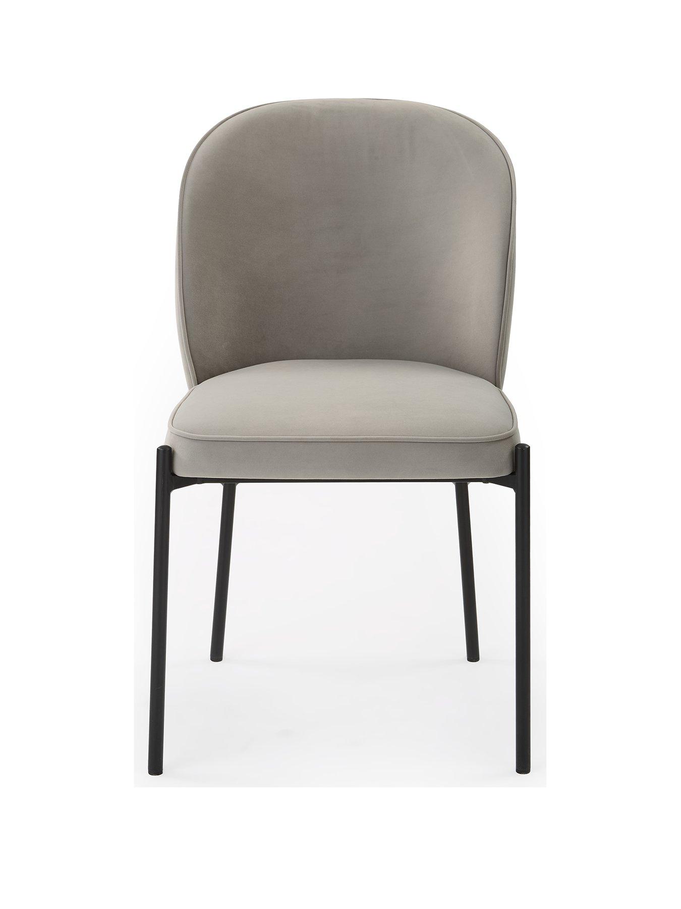 Image 3 of 7 of Very Home Nordic Pair of 2 Fabric Dining&nbsp;Chairs