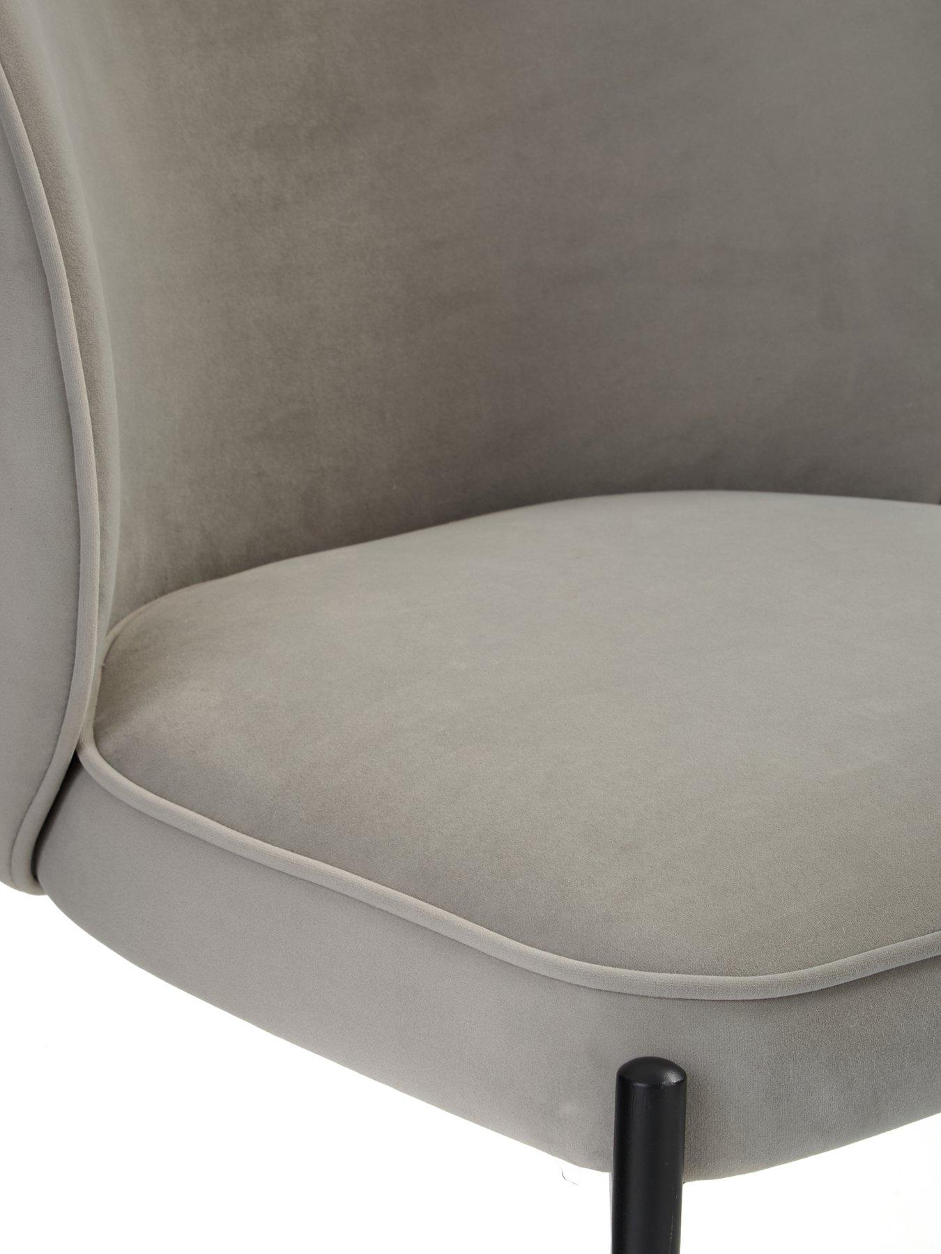 Image 6 of 7 of Very Home Nordic Pair of 2 Fabric Dining&nbsp;Chairs