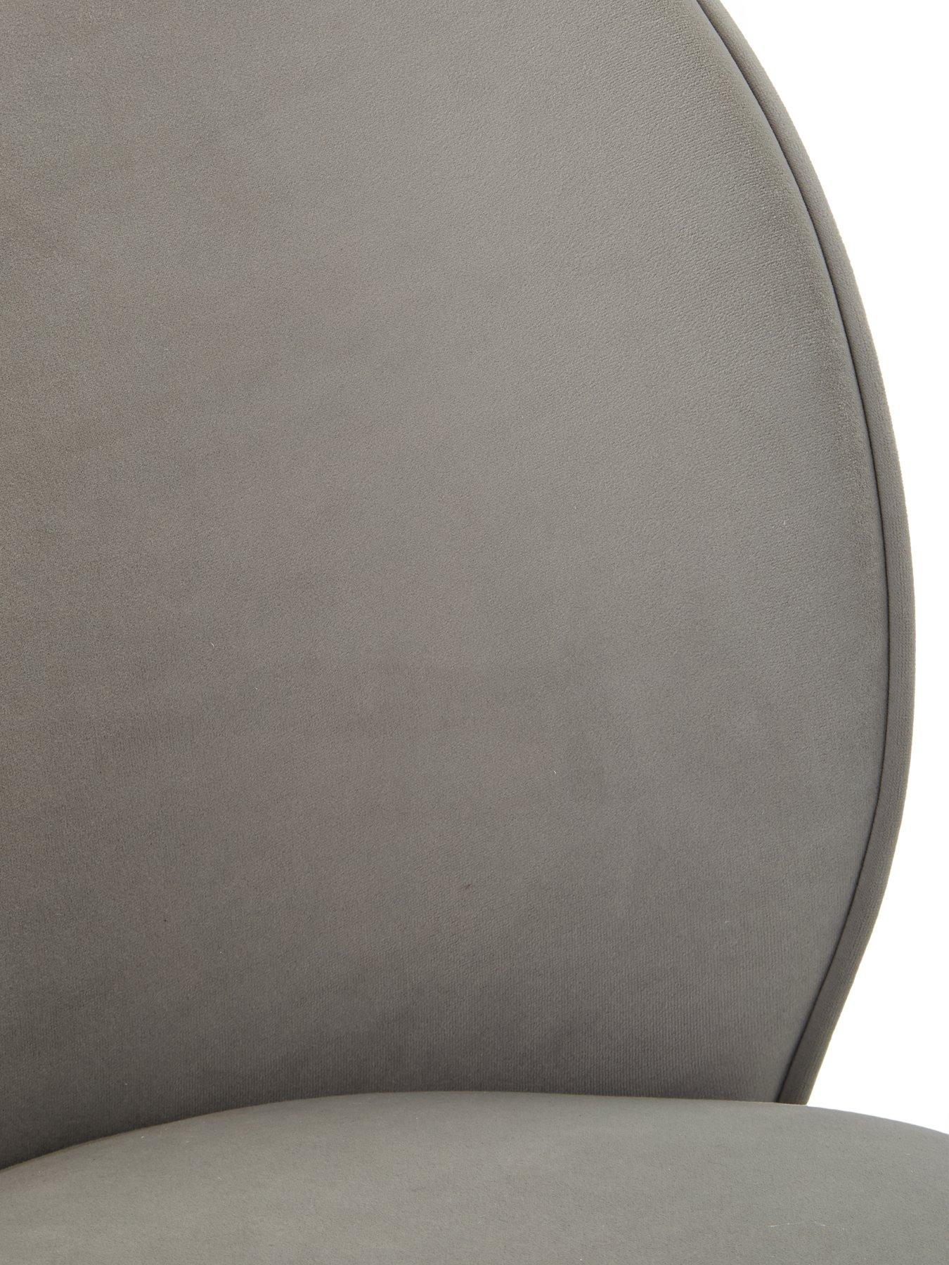Image 7 of 7 of Very Home Nordic Pair of 2 Fabric Dining&nbsp;Chairs
