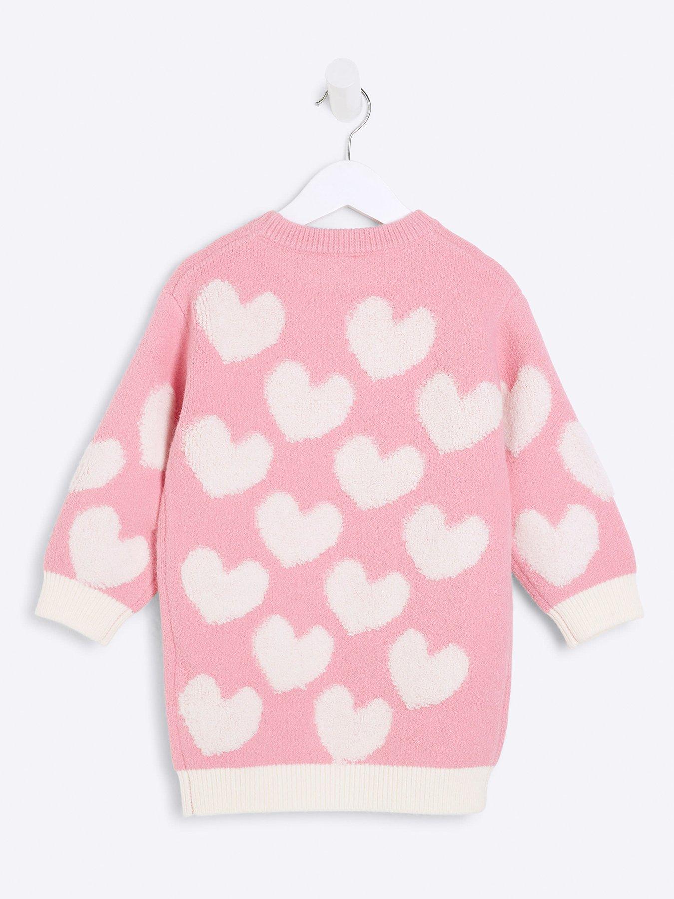 river island pink jumper dress Buy Girls' River Island Pink Jumper Dress Online