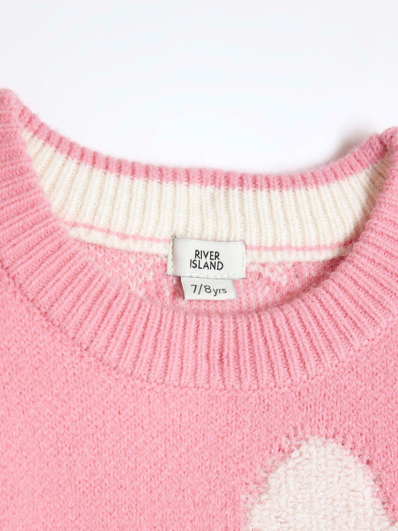 river island pink jumper dress River Island Pink Jumper Dress Girls' River Island Pink Jumper Dress  Dresses Next Oman
