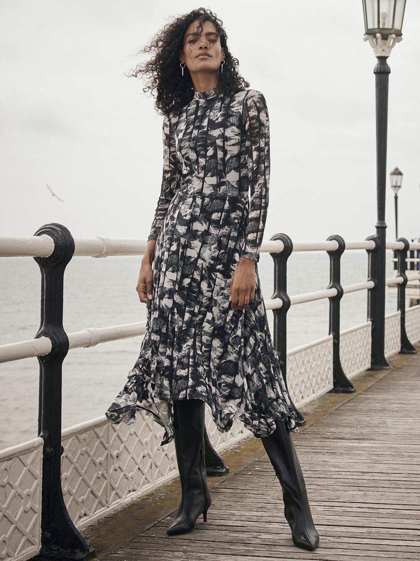 knee length dresses for ladies Above and Beyond Emerald Velvet Shift Dress, X-Small - The Mint Julep Boutique