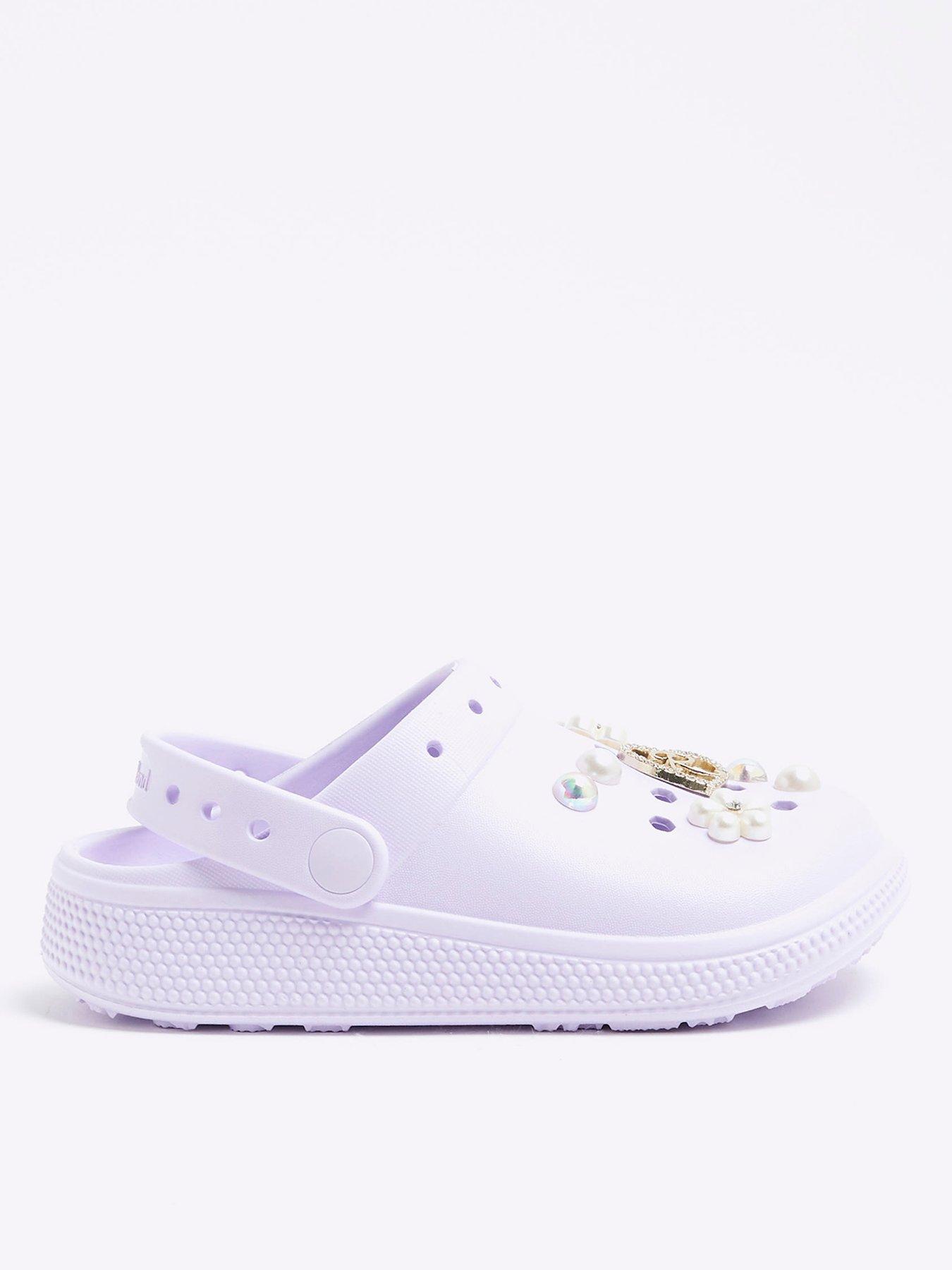 undefined Girls Gem Clogs - Purple