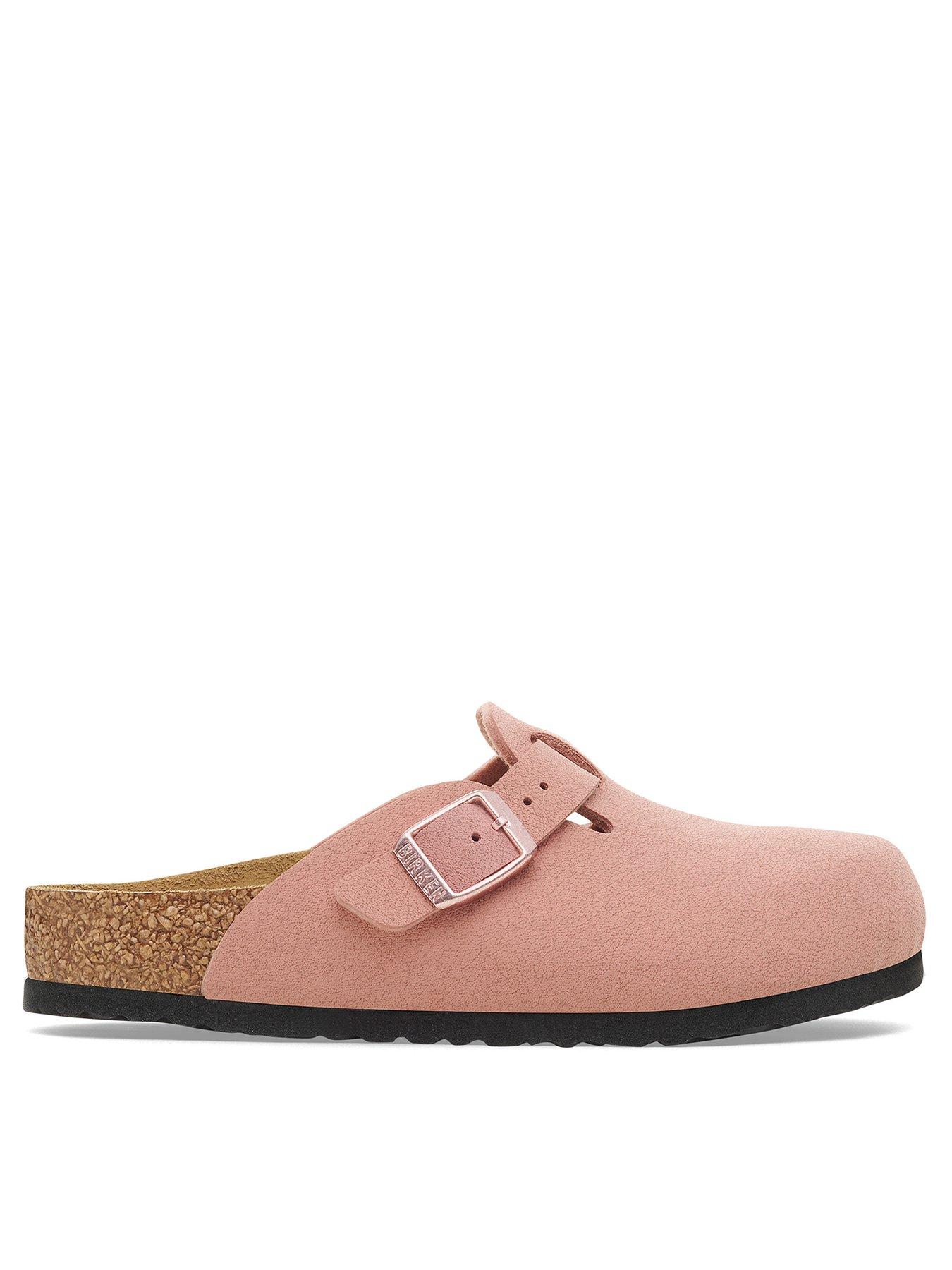 Birkenstock Boston Suede Clog - Pink Clay
