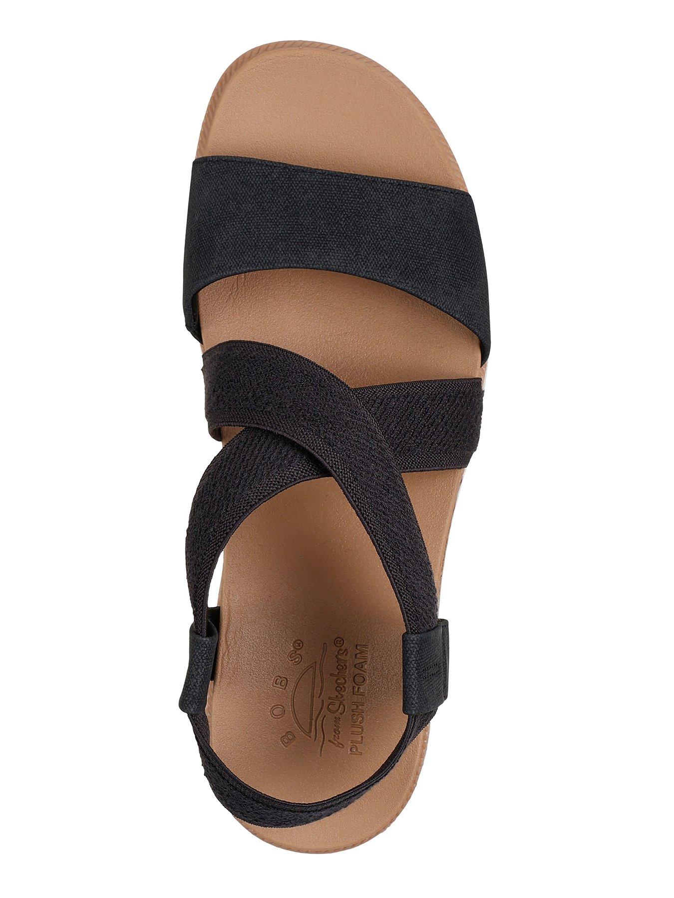 Image 3 of 5 of Skechers Bobs Desert Kiss Low Gore Sandal - Black
