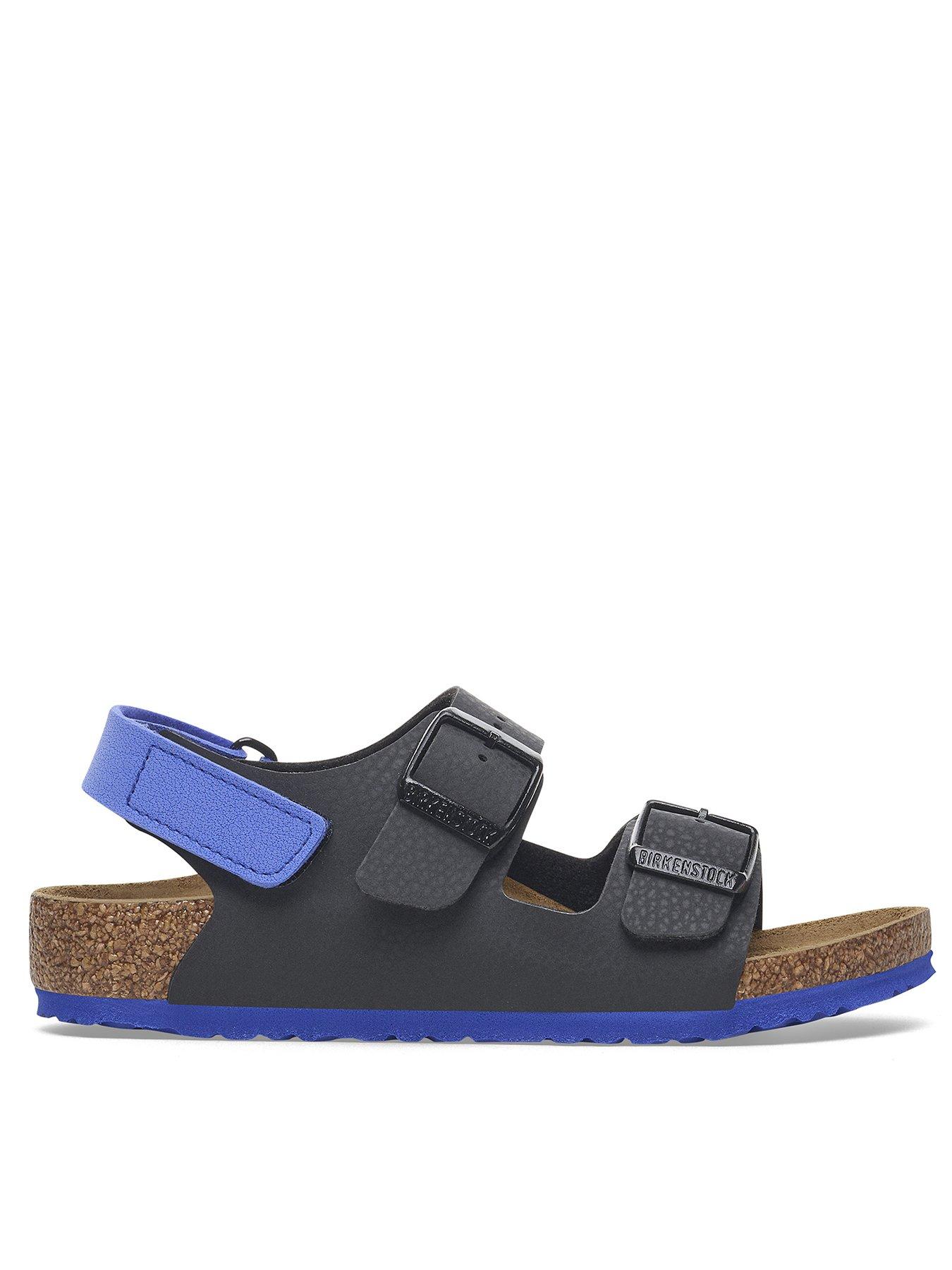 Birkenstock Milano AS Kids BF Desert Soil Black/Ultra Blue