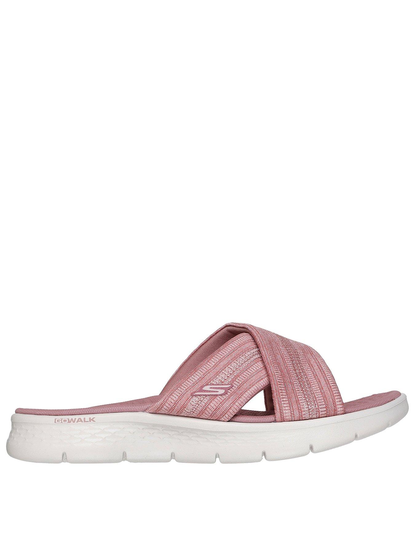 undefined Go Walk Flex Crossband Slide - Mauve