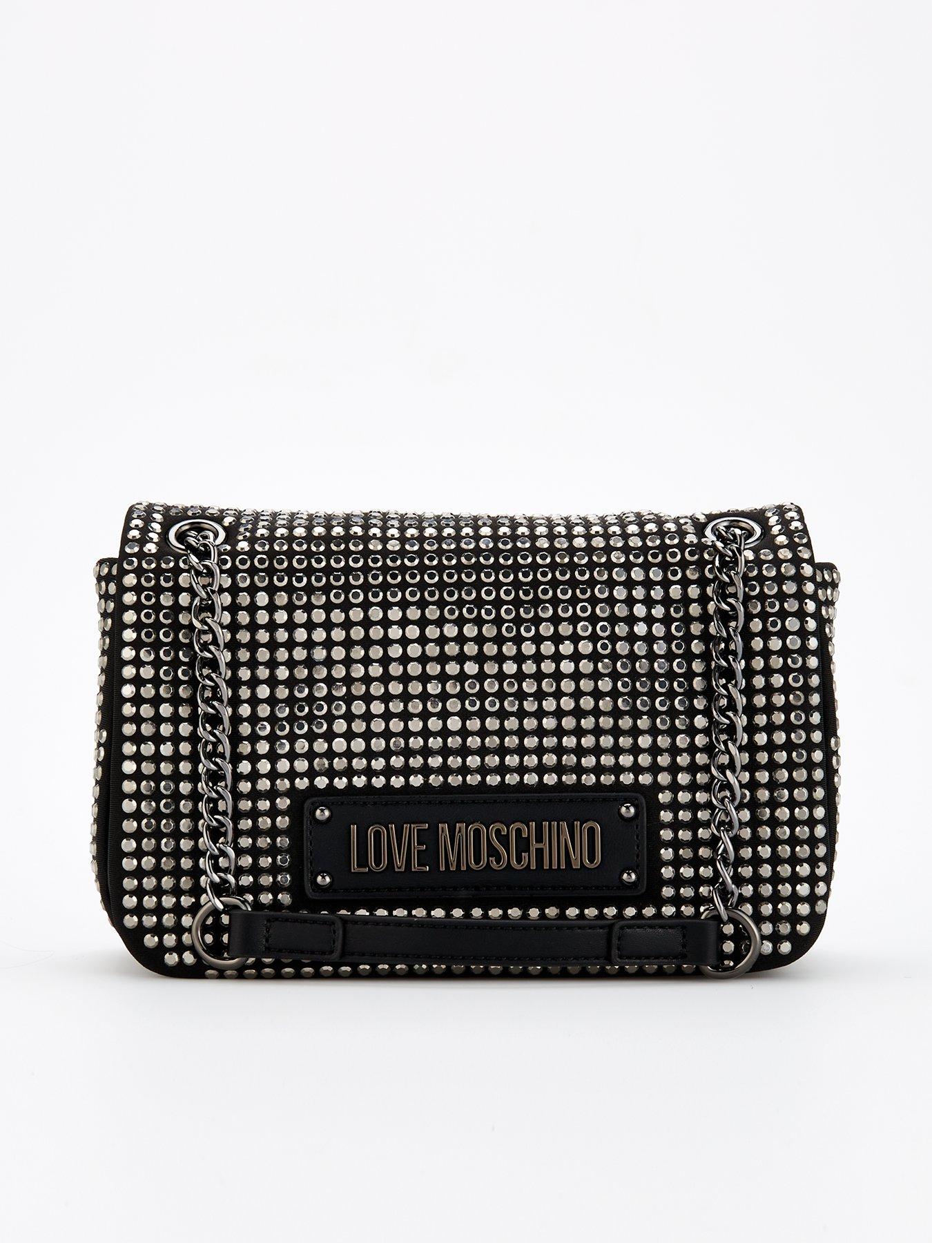 undefined Mini Sequin Logo Shoulder Bag