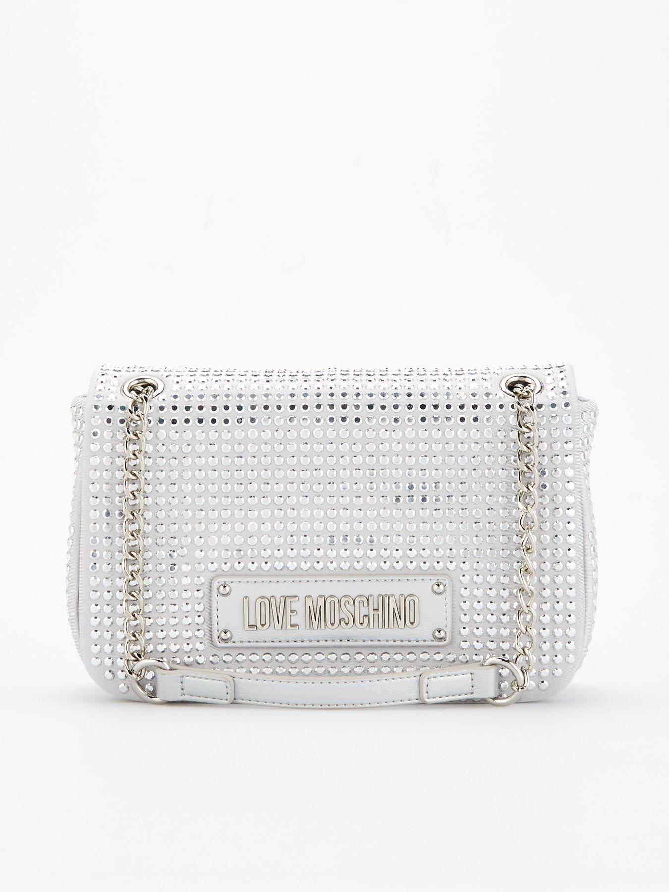 undefined Mini Sequin Logo Shoulder Bag