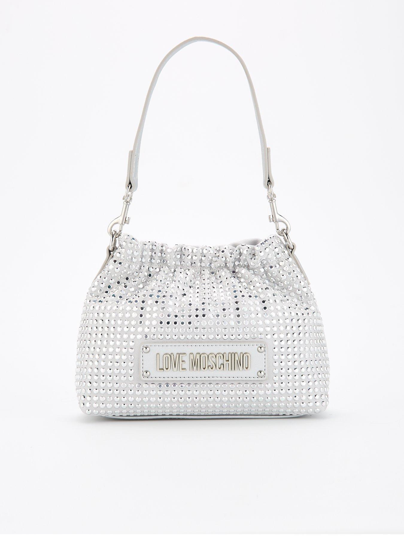 undefined Mini Sequin Logo Bucket Bag